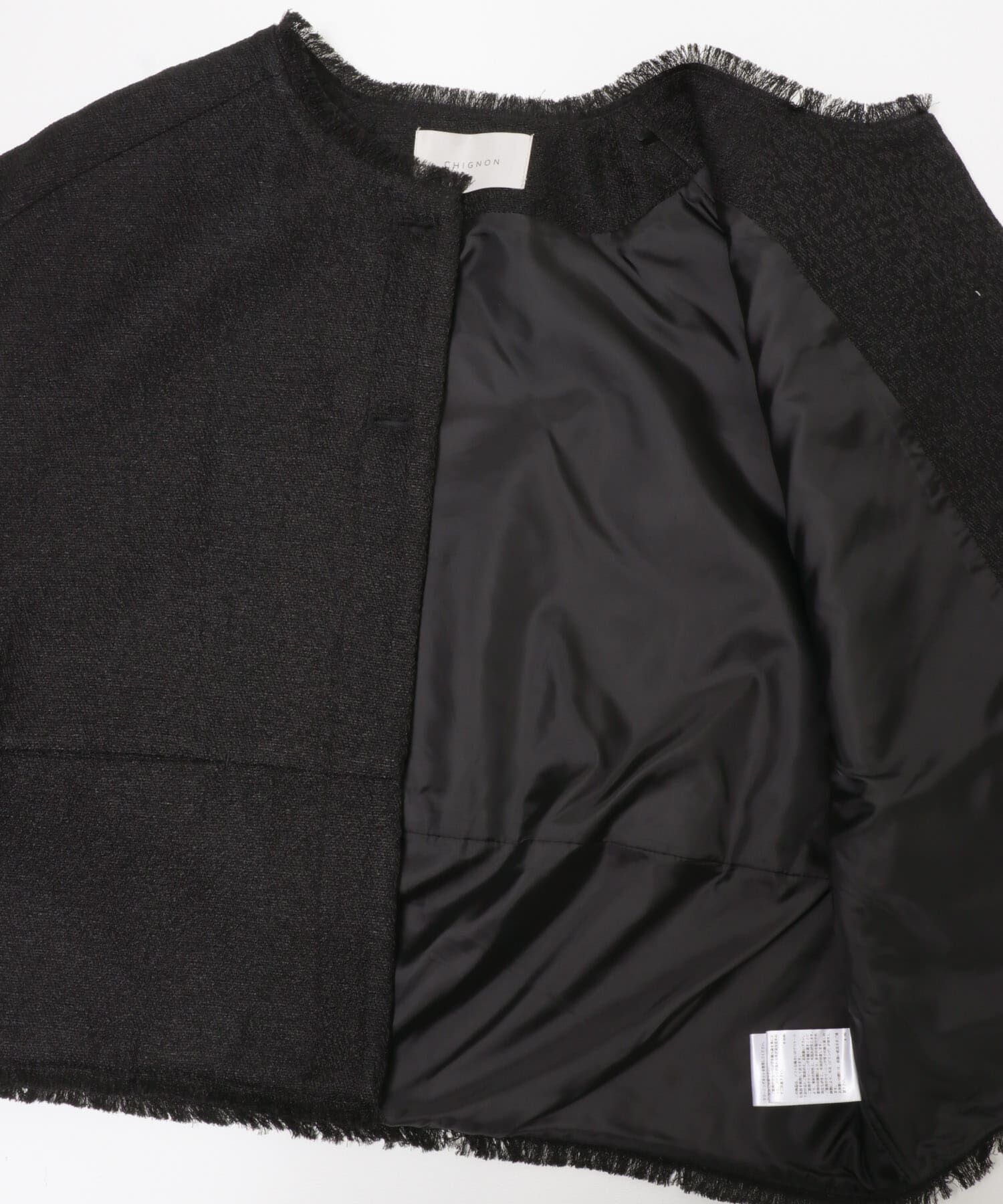 URBAN RESEARCH ROSSO「CHIGNON　ツイードショートベスト」|ベスト・ジレ|