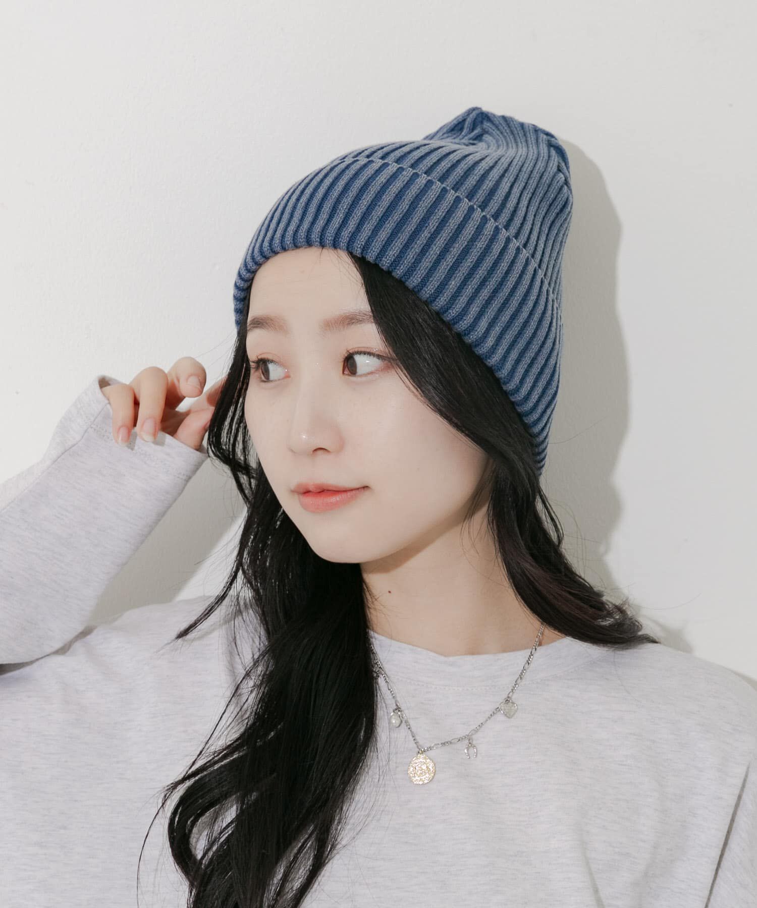 SMELLY「ウォッシュリブワッチ」|ニット帽|