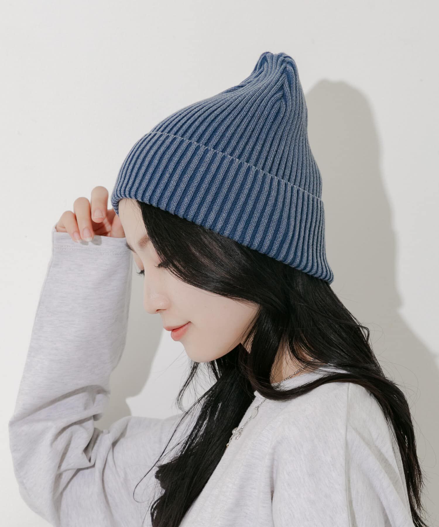 SMELLY「ウォッシュリブワッチ」|ニット帽|