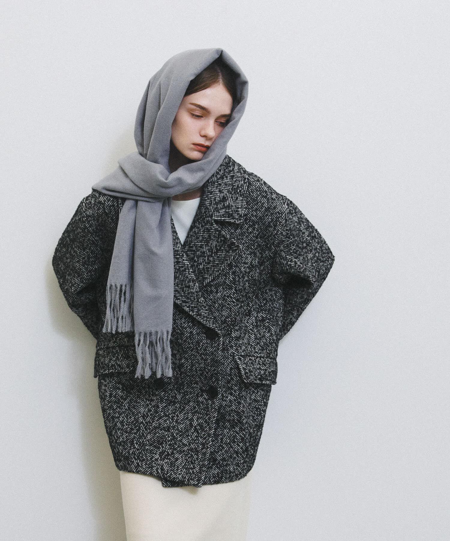 SMELLY「ムジシンプルマフラー」|マフラー|