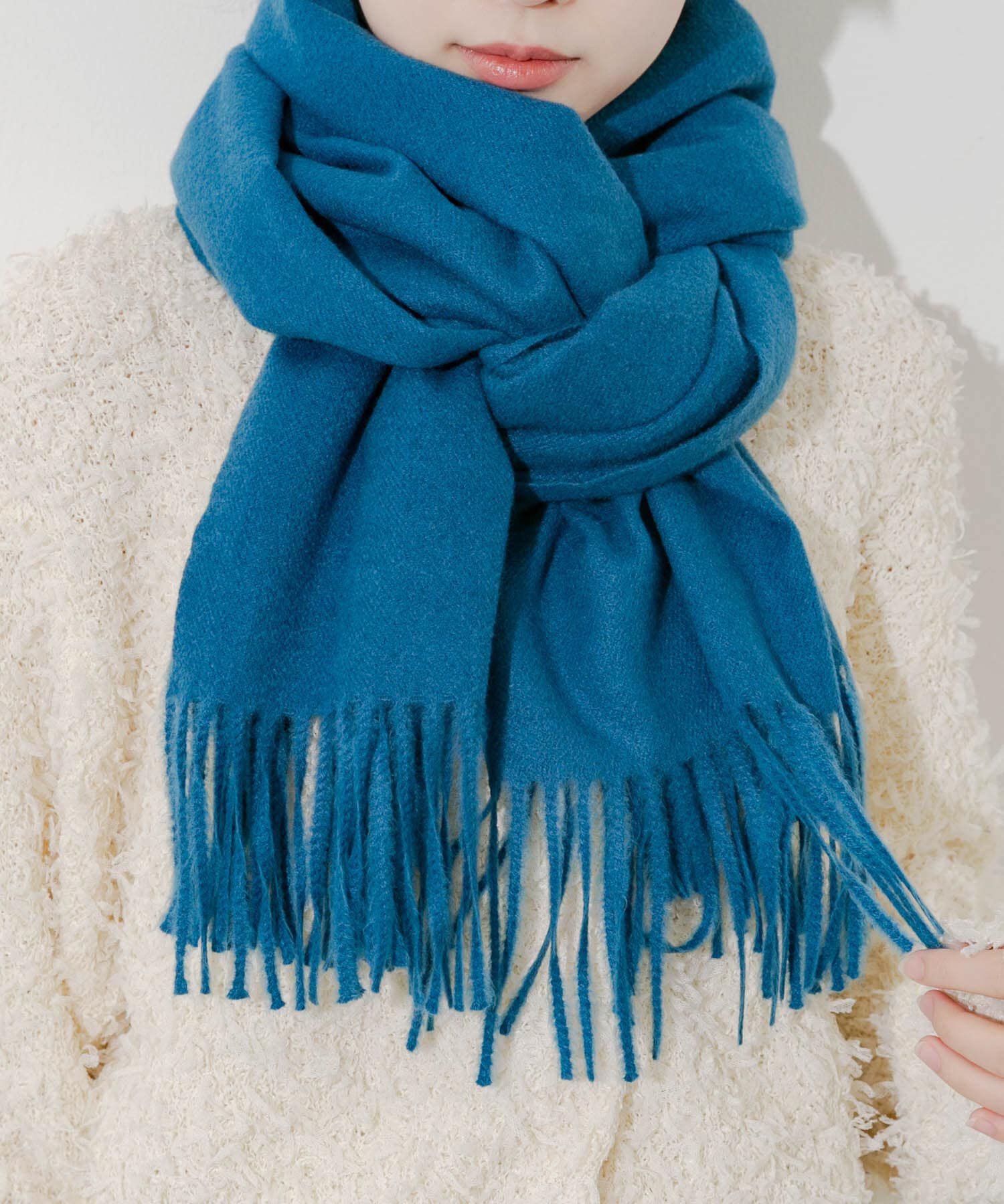 SMELLY「ムジシンプルマフラー」|マフラー|