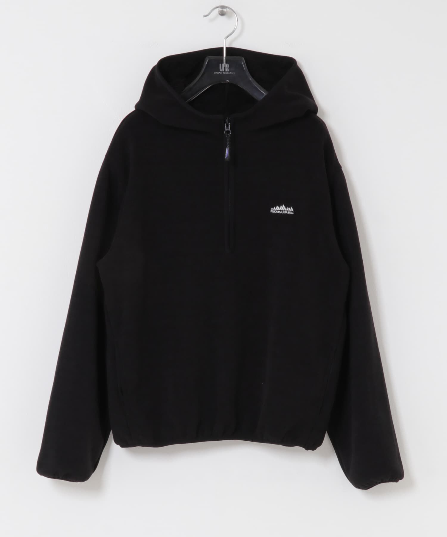 URBAN RESEARCH「『別注』THOUSAND MILE&times;URBAN RESEARCH　KNIT FREECE HF-ZIP HOODIE」|パーカー|