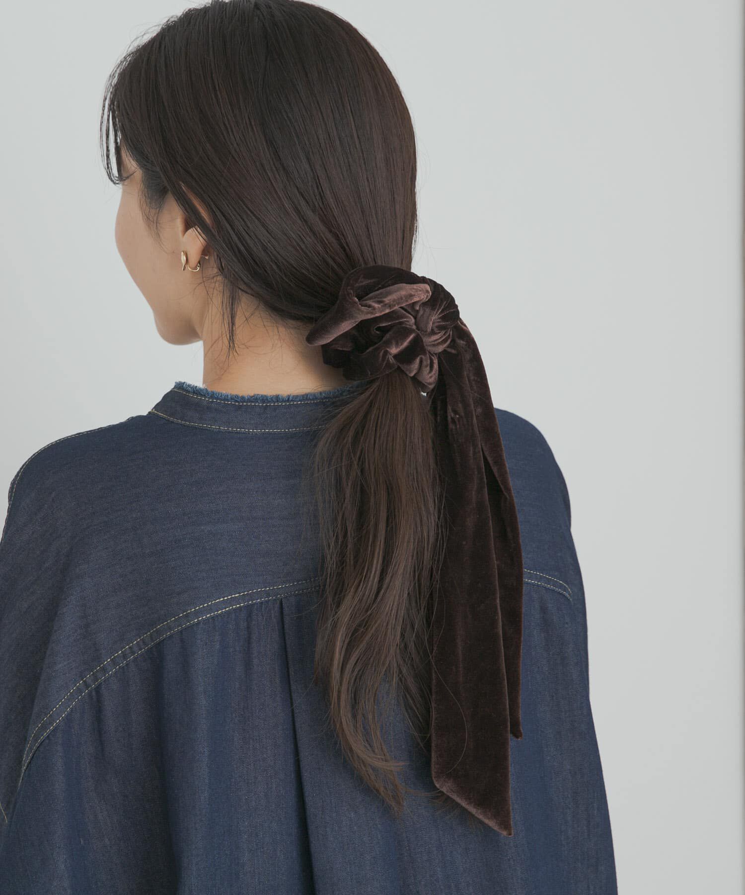 URBAN RESEARCH DOORS「ベロアリボンシュシュ」|ヘアゴム・シュシュ|