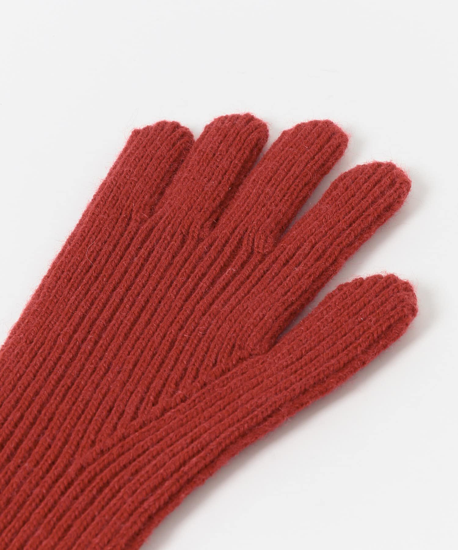 SMELLY「バイカラーホールタッチグローブ」|手袋|