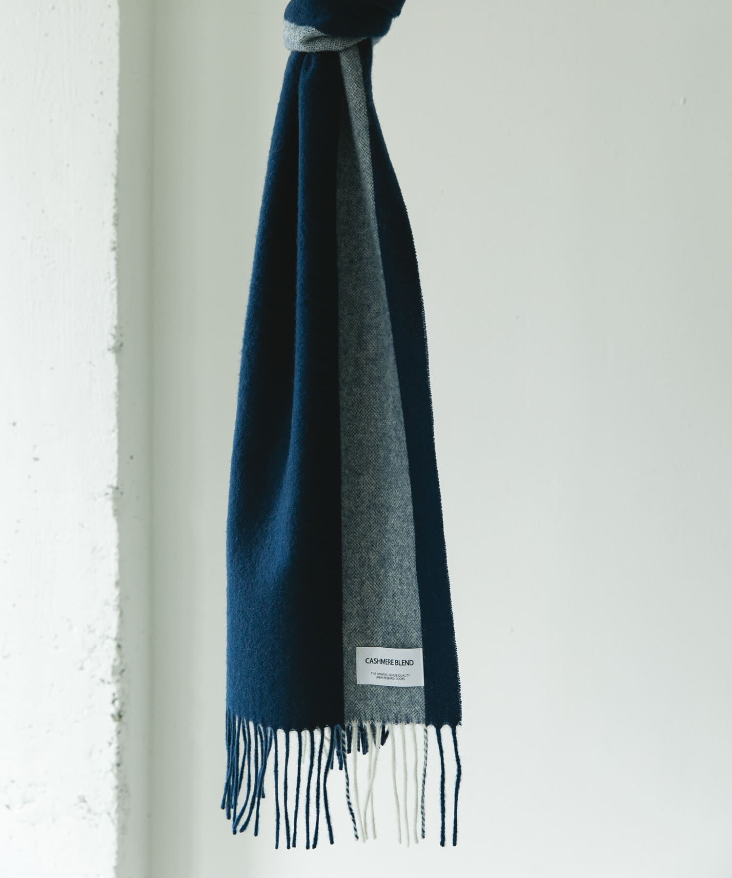 URBAN RESEARCH DOORS「カシミヤブレンドストライプマフラー」|マフラー|