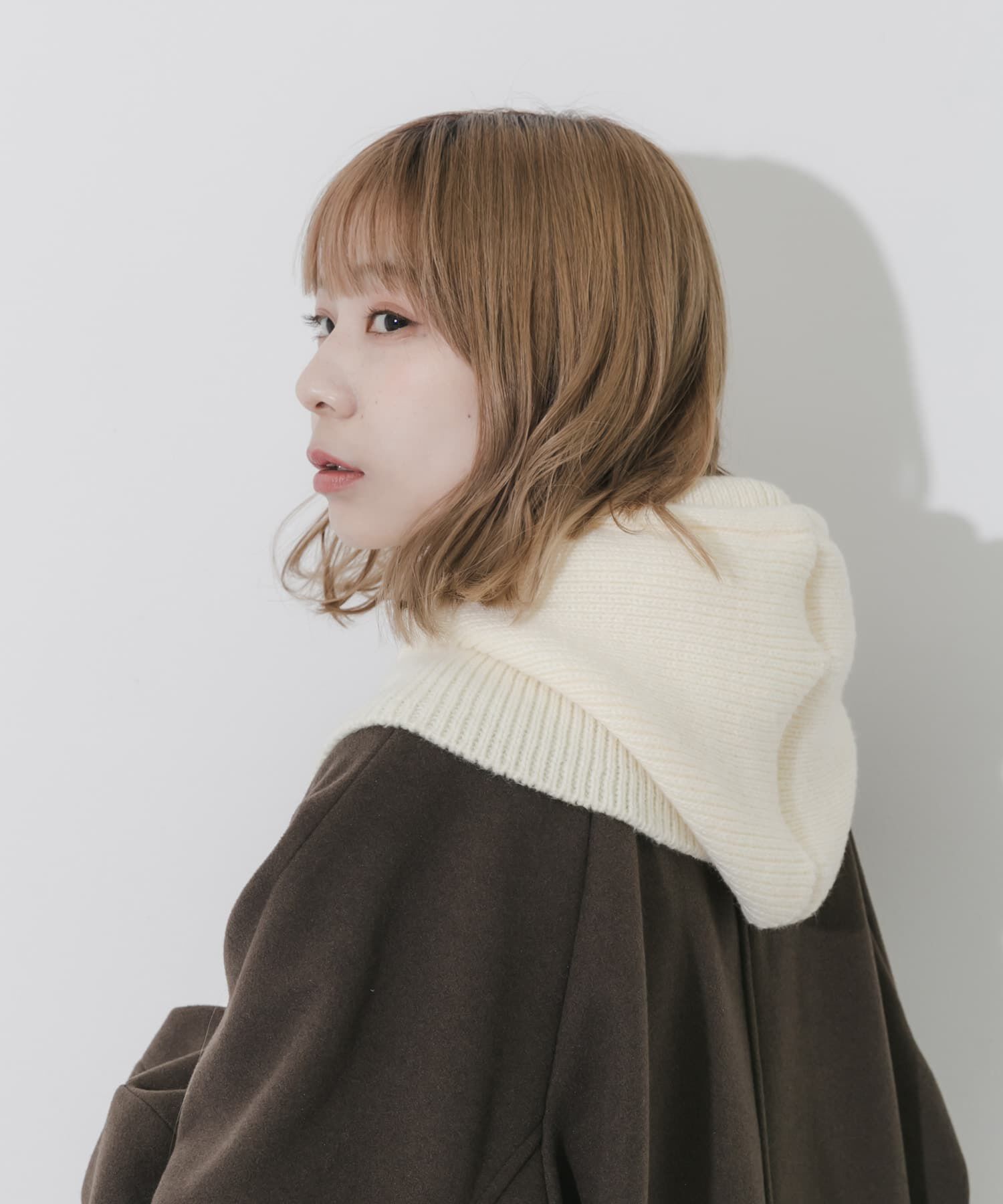 SMELLY「リブニットバラクラバ」|ニット帽|