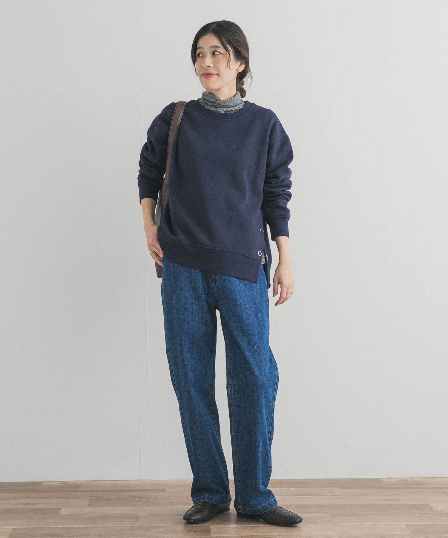 URBAN RESEARCH DOORS「『一部WEB限定カラー』『UR TECH』裏起毛サイド釦スウェット」|スウェット・ジャージ|