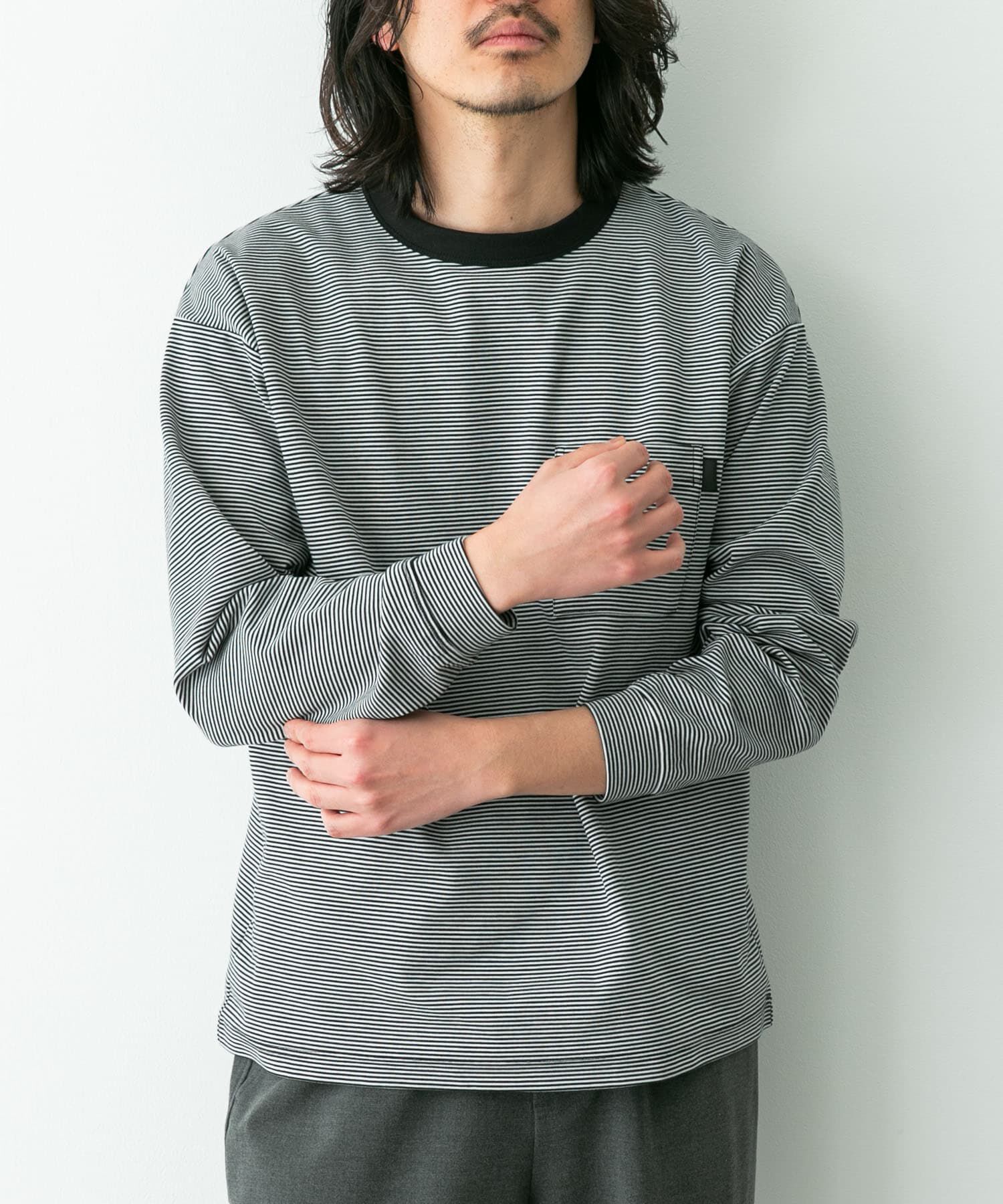 Sonny Label 「ポンチポケット付ロングスリーブTシャツ」|Tシャツ・カットソー|