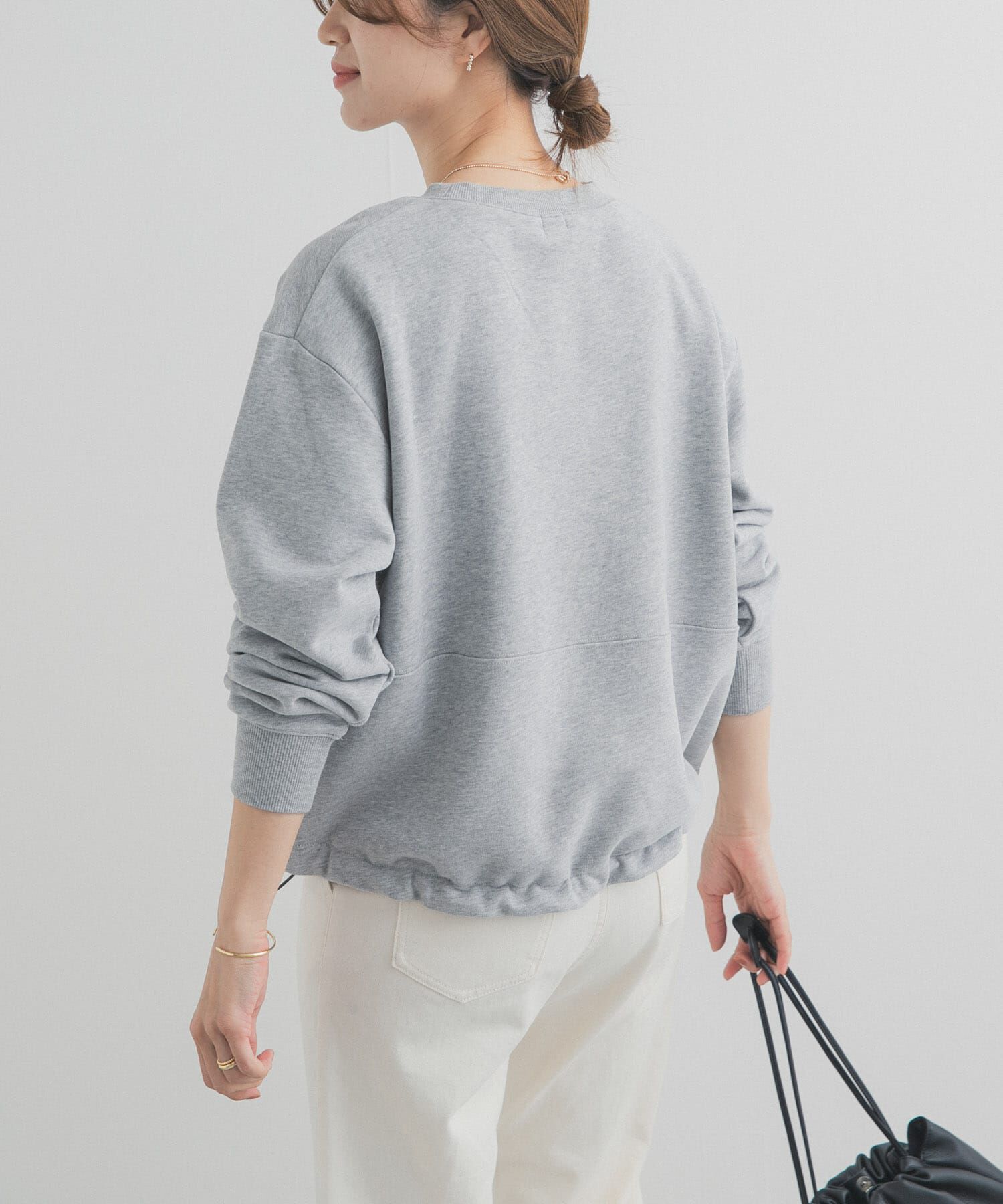 URBAN RESEARCH DOORS「コットンスウェットヘムドロストプルオーバー」|スウェット・ジャージ|