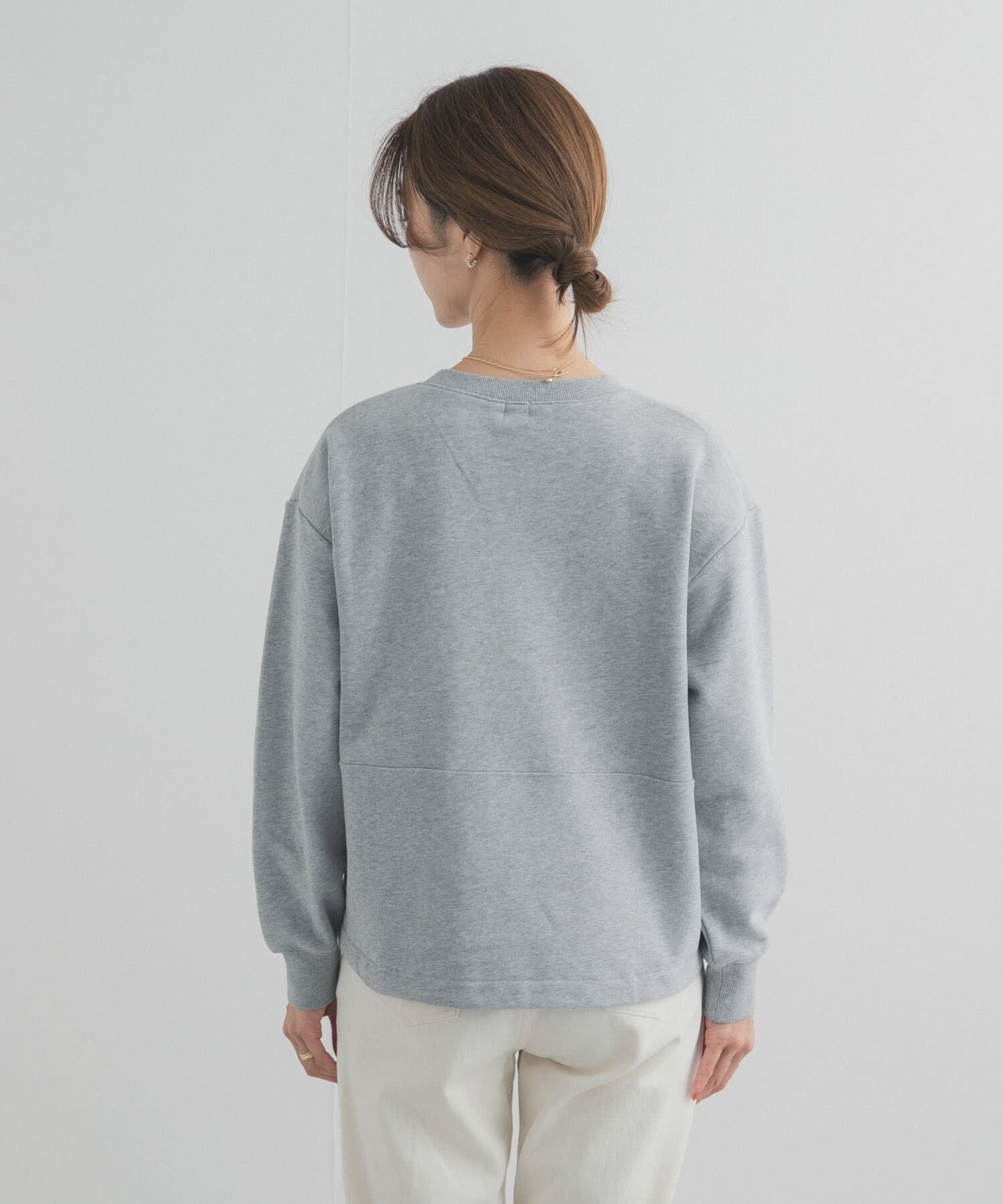 URBAN RESEARCH DOORS「コットンスウェットヘムドロストプルオーバー」|スウェット・ジャージ|