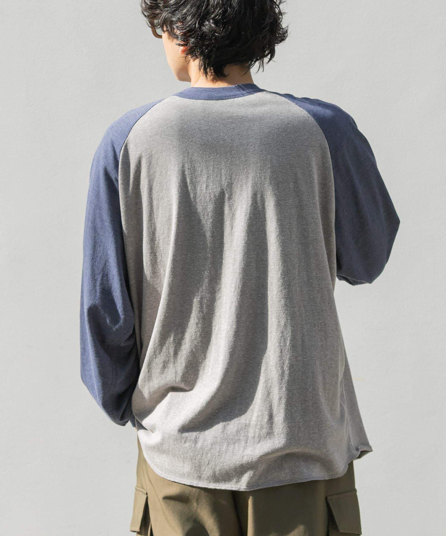 URBAN RESEARCH DOORS「FORK&SPOON　ベースボールロングスリーブTシャツ」|Tシャツ・カットソー|