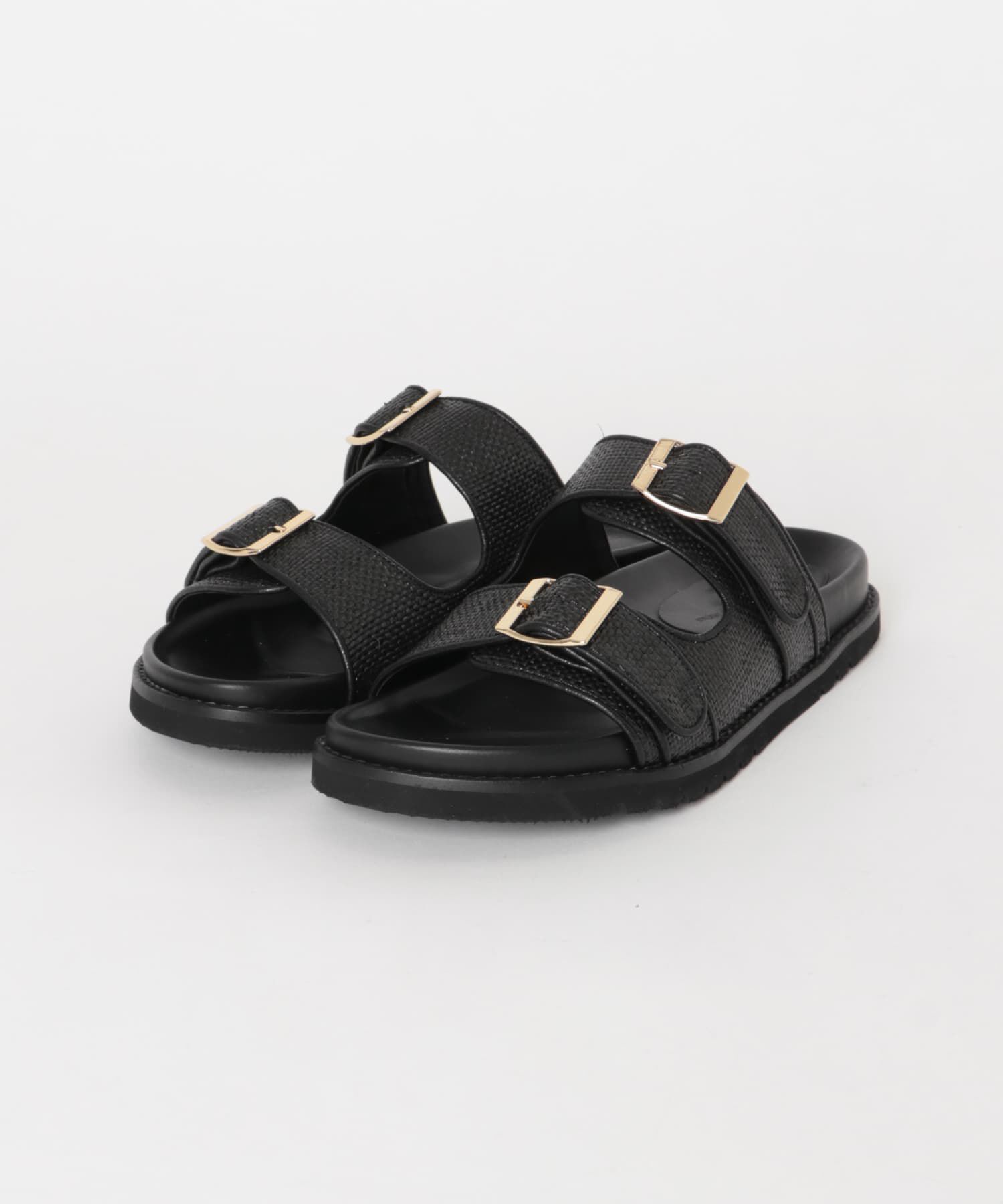 URBAN RESEARCH DOORS「ダブルベルトプラットフォームサンダル」|サンダル|