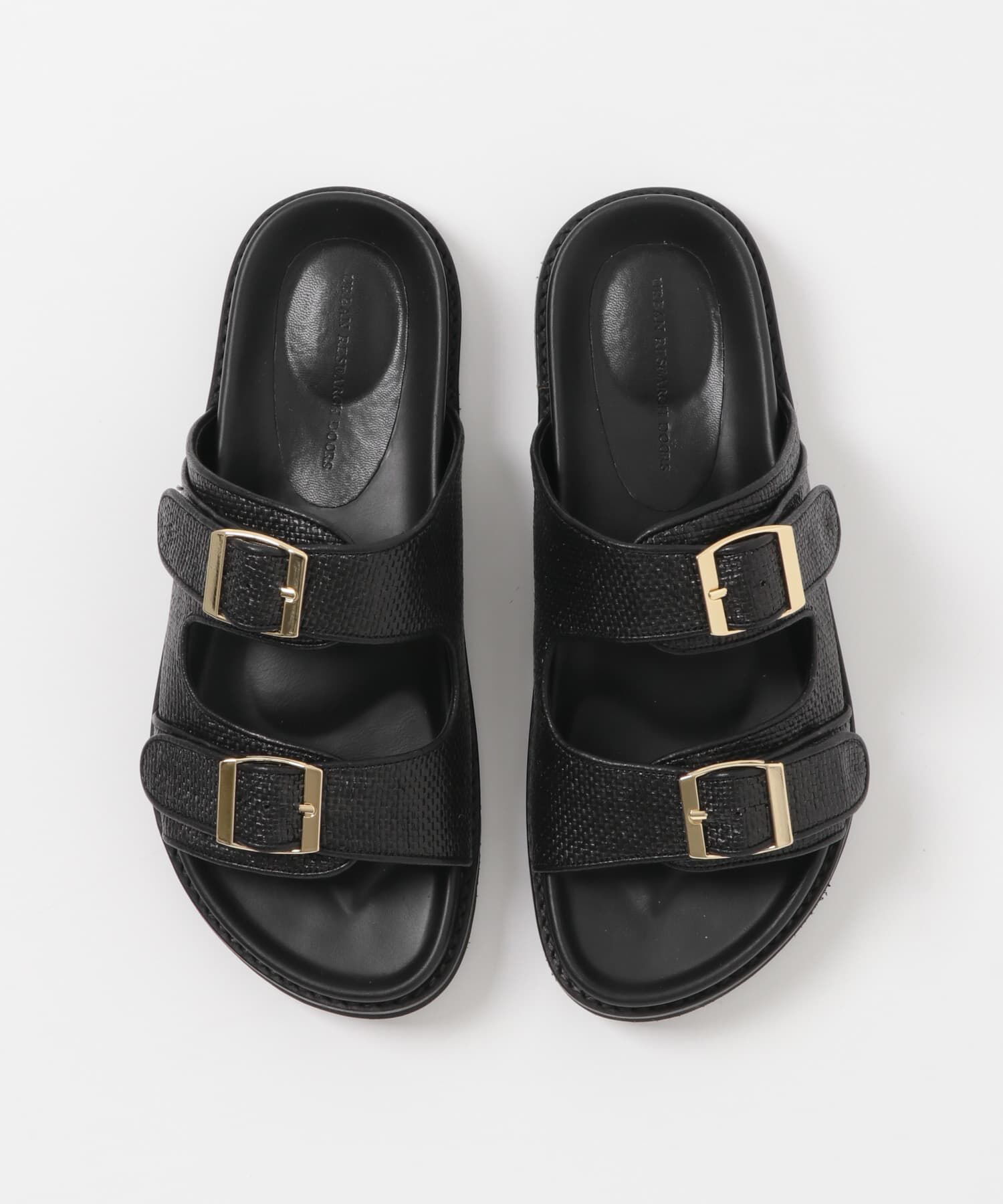 URBAN RESEARCH DOORS「ダブルベルトプラットフォームサンダル」|サンダル|