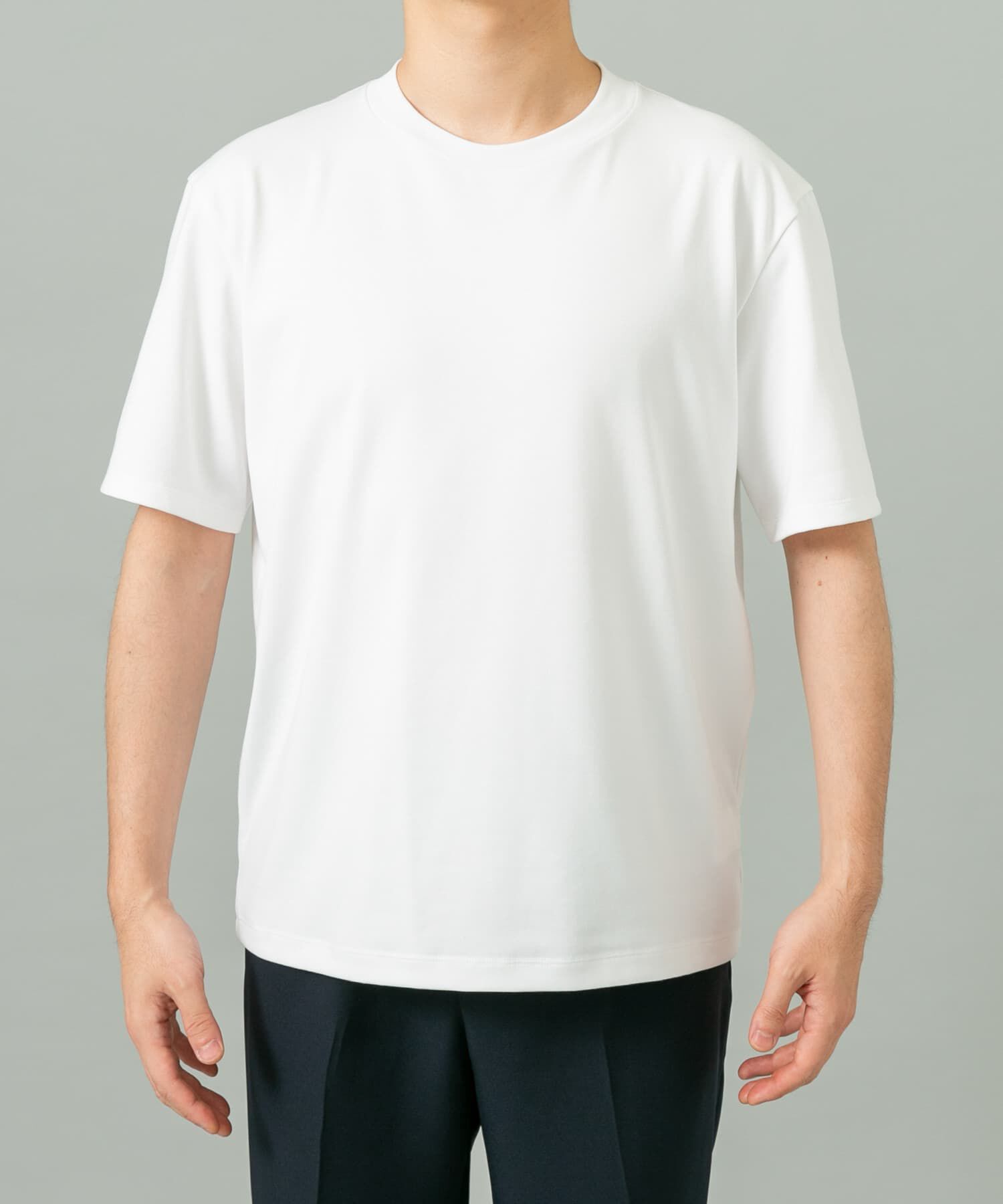 URBAN RESEARCH ROSSO「『接触冷感/吸水速乾/UVカット』ハイクオリティドレスTシャツ」|Tシャツ・カットソー|