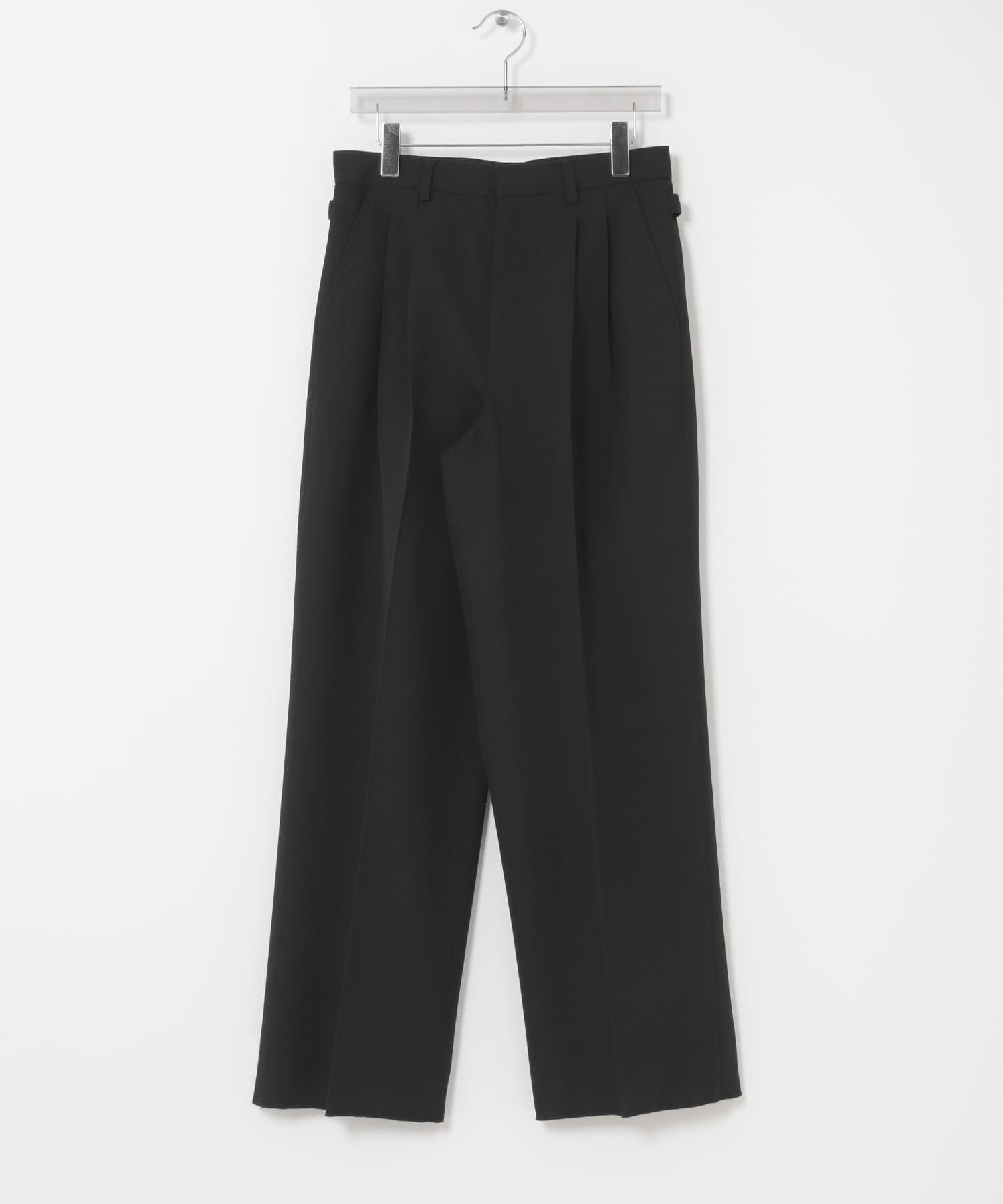 URBAN RESEARCH「new basic　HIGH TWIST WOOL TROUSER」|その他|ブラック