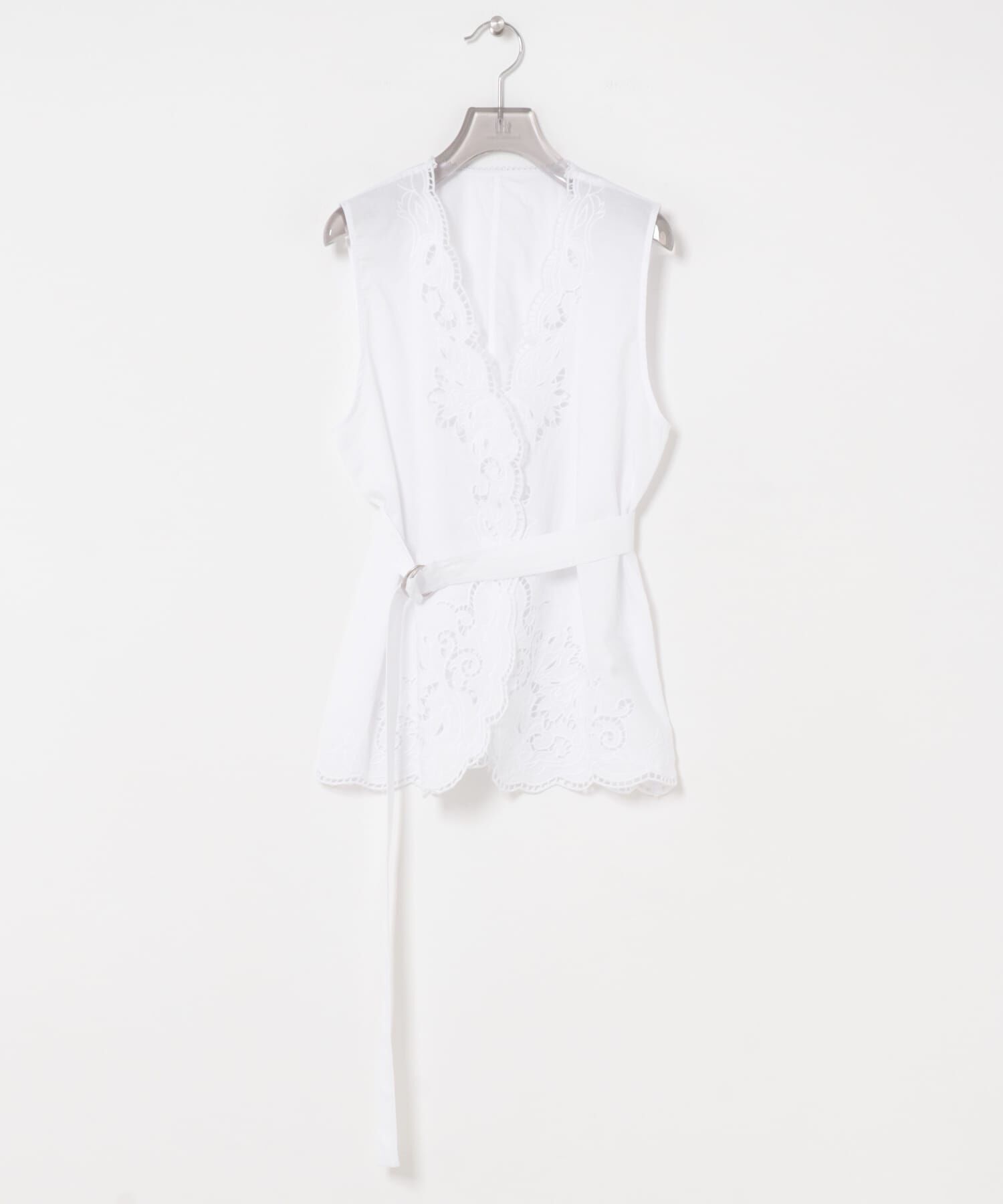 URBAN RESEARCH「カットワーク刺繍ジレ」|シャツ・ブラウス|