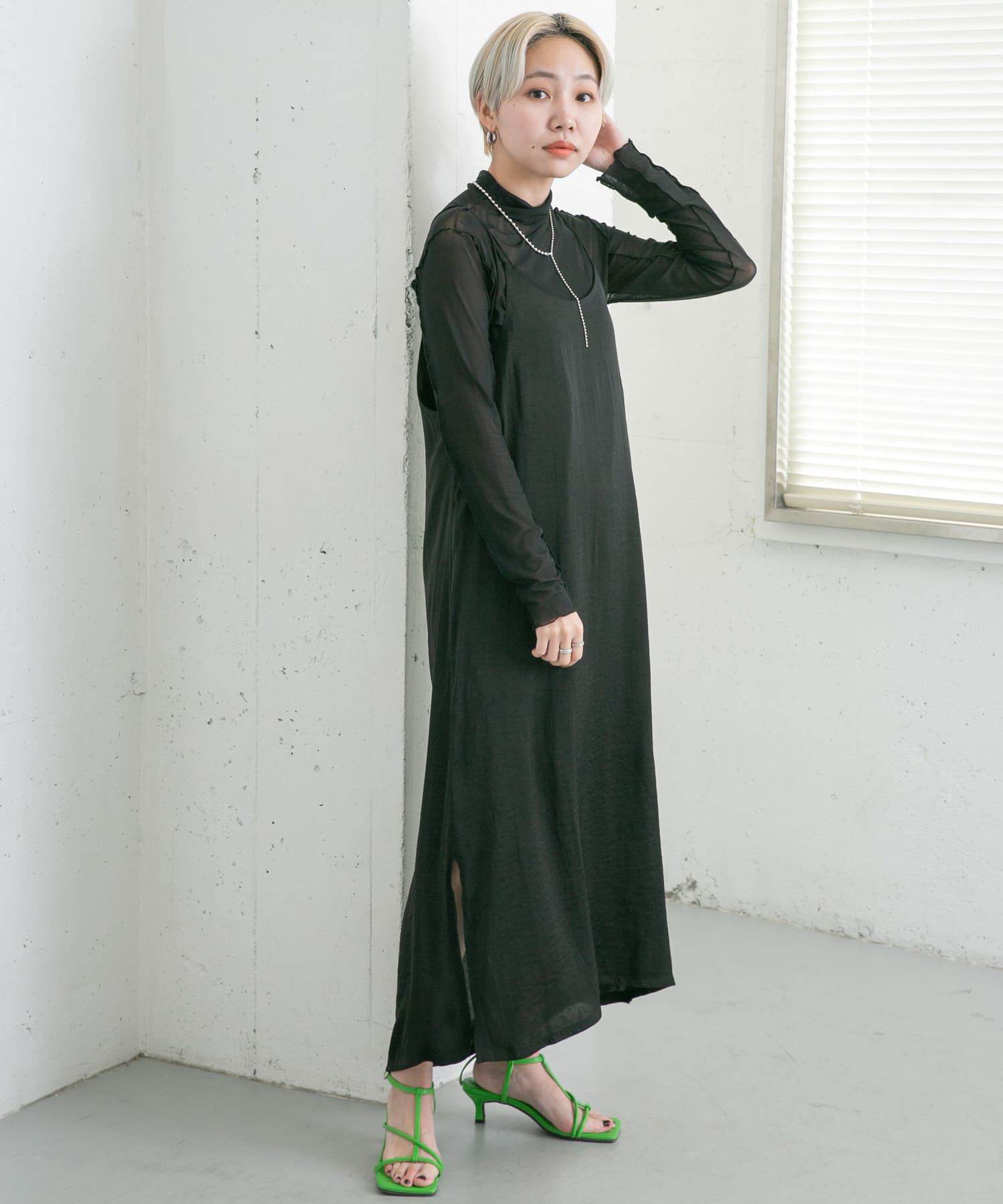  「チュールセットキャミワンピース」|ワンピース|