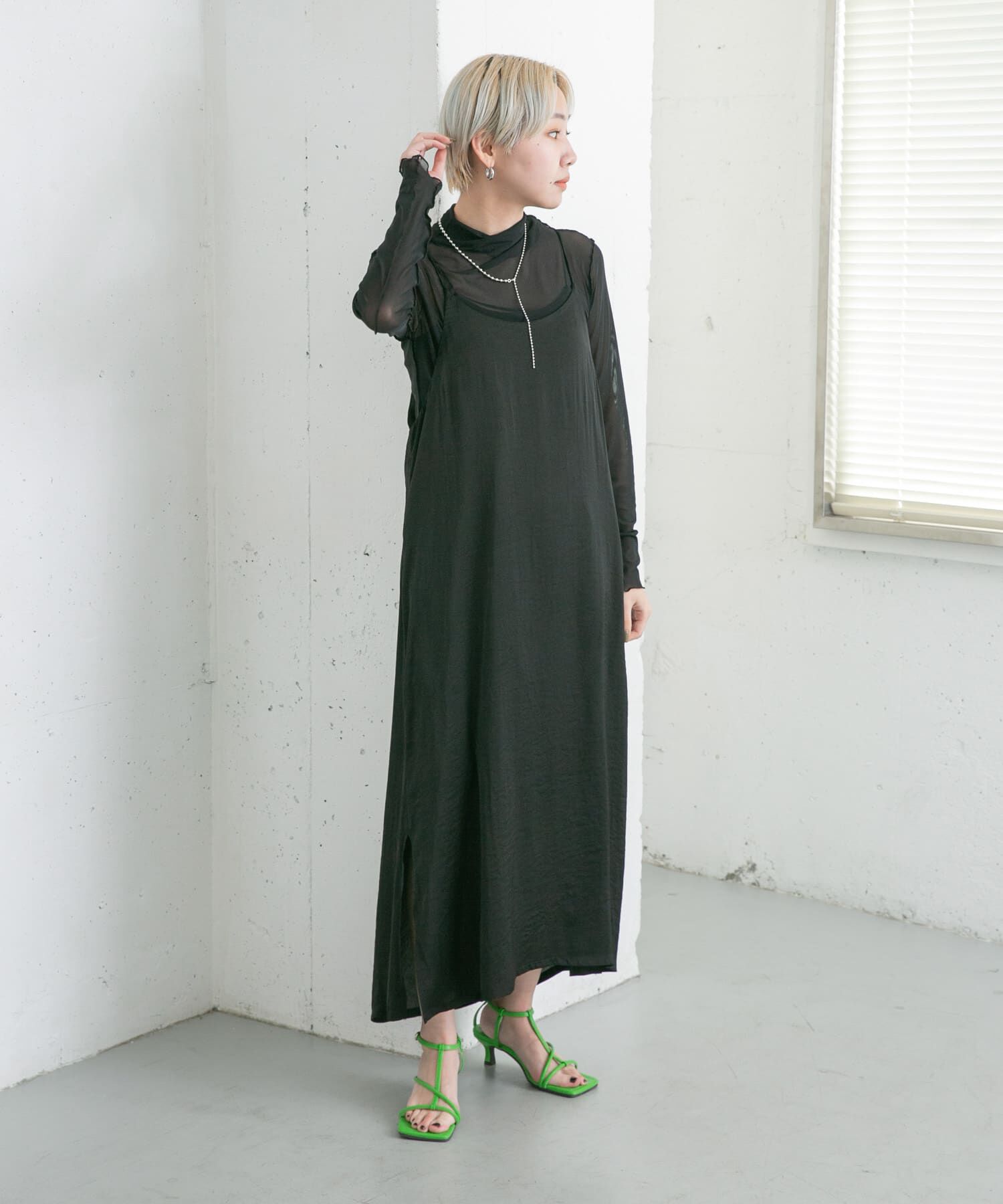  「チュールセットキャミワンピース」|ワンピース|