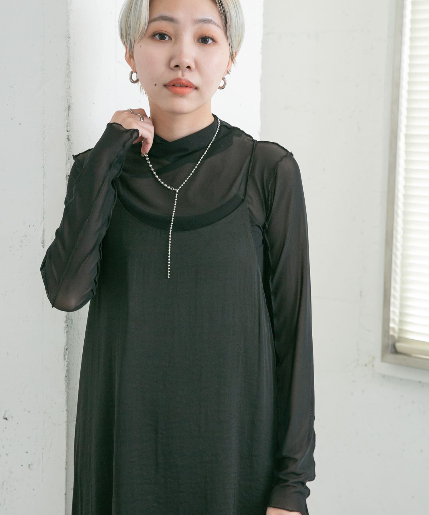  「チュールセットキャミワンピース」|ワンピース|