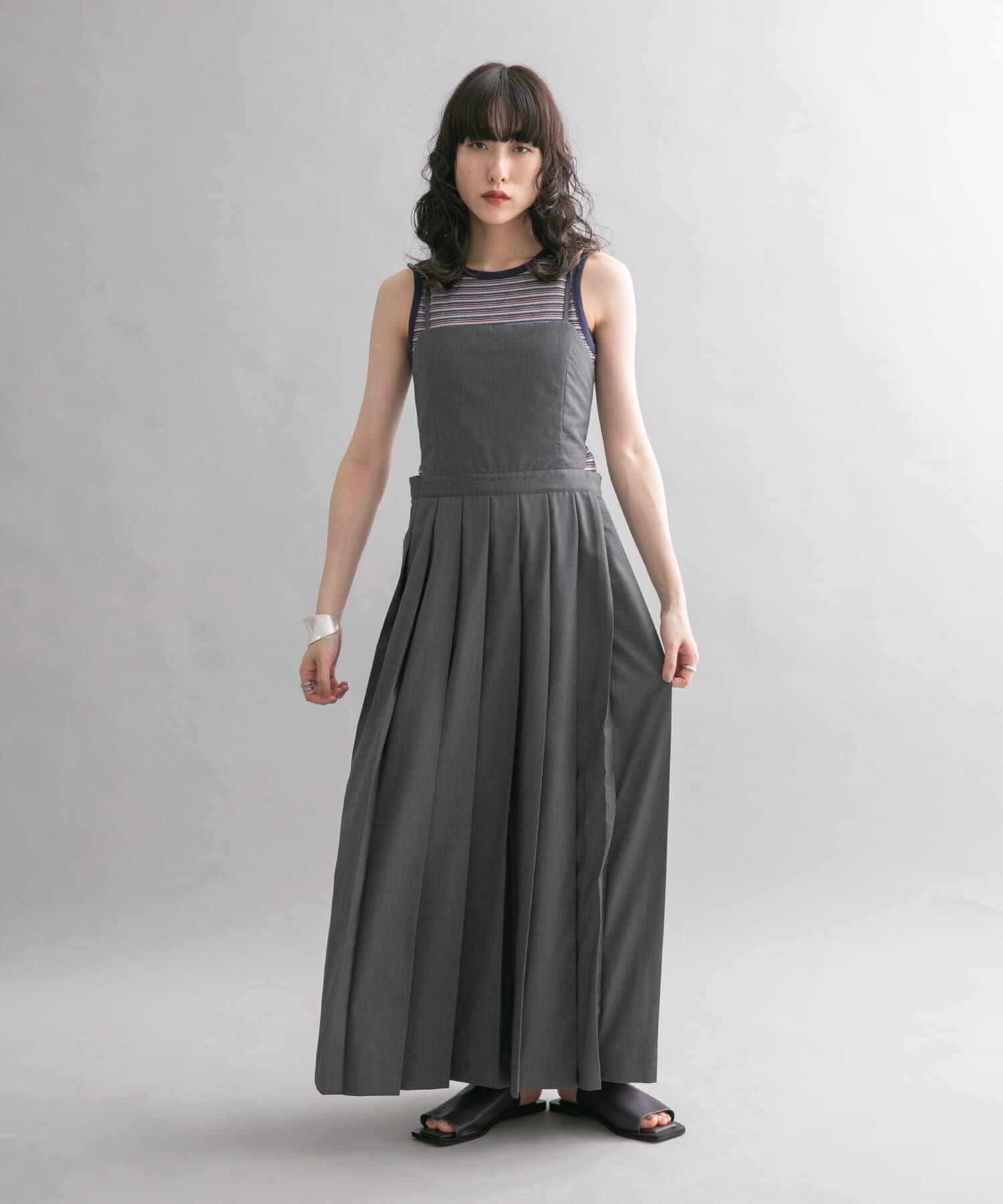  「プリーツキャミワンピース」|ワンピース|