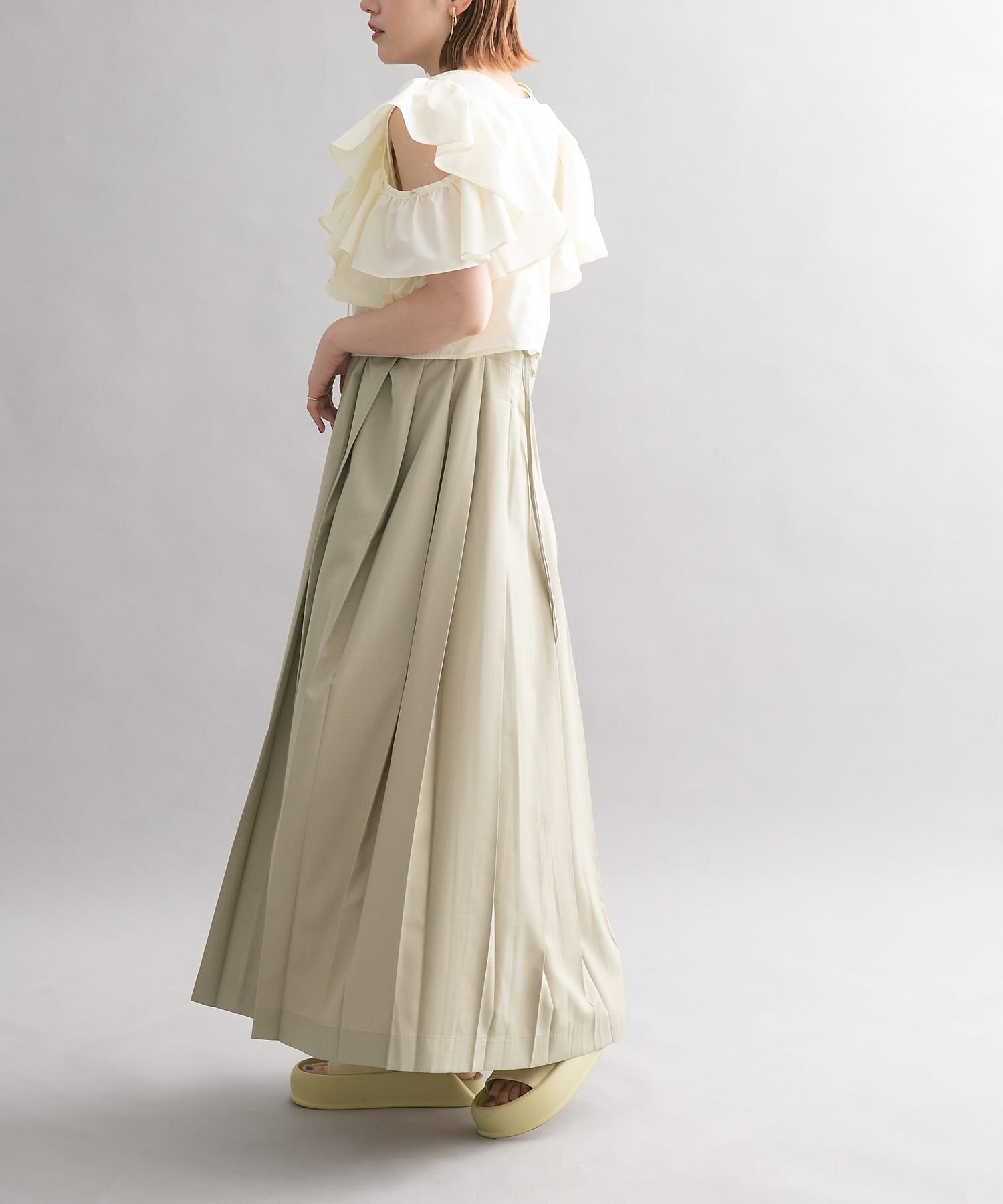  「プリーツキャミワンピース」|ワンピース|