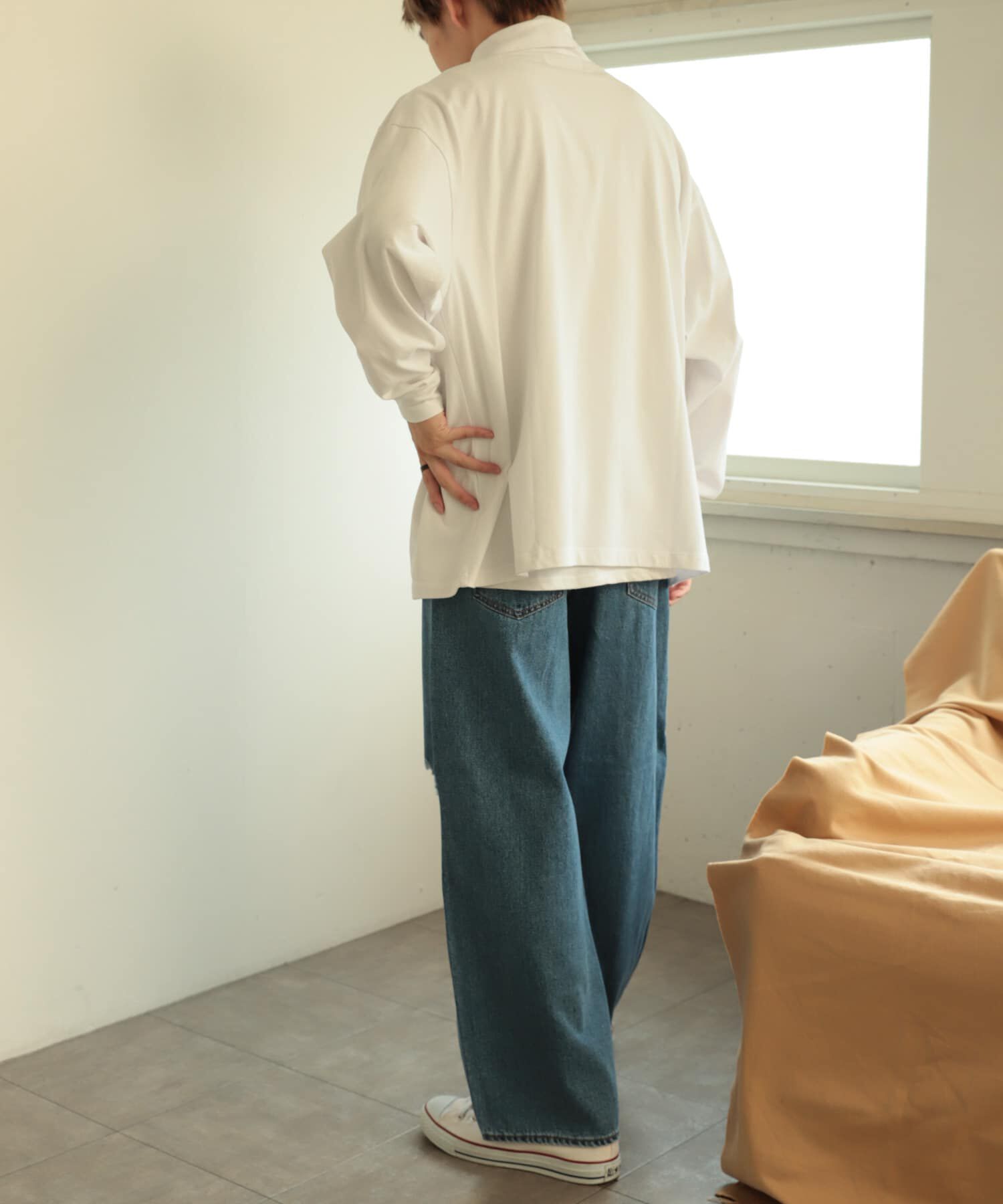 SENSE OF PLACE by URBAN RESEARCH「スフレハイネックロングTシャツ」|Tシャツ・カットソー|