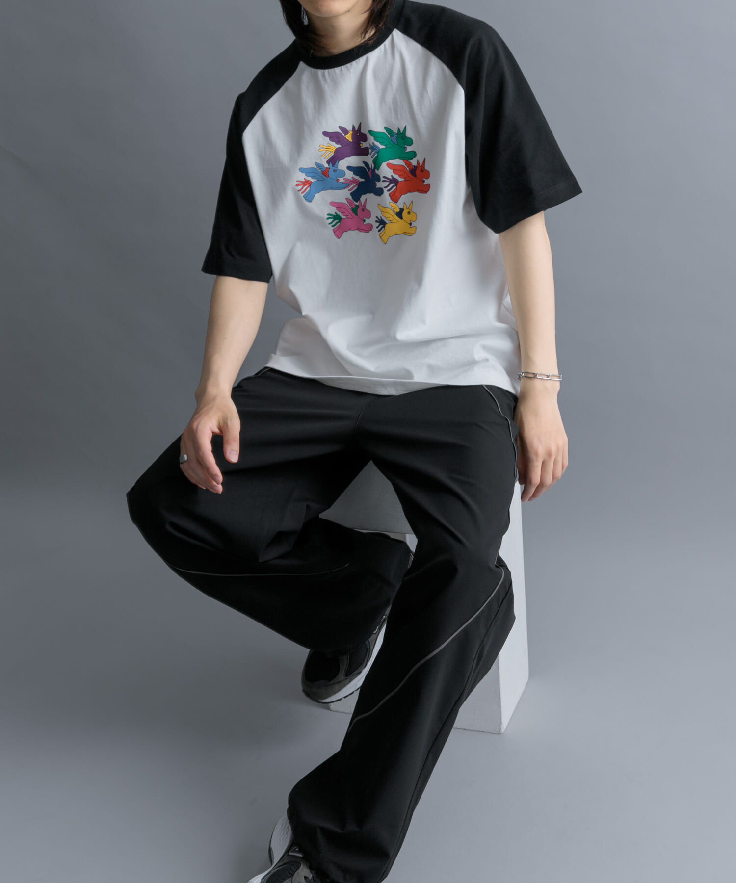 SENSE OF PLACE by URBAN RESEARCH「『別注』SHUHEI KOKI&times;SENSE OF PLACE　ラグランTシャツ」|Tシャツ・カットソー|