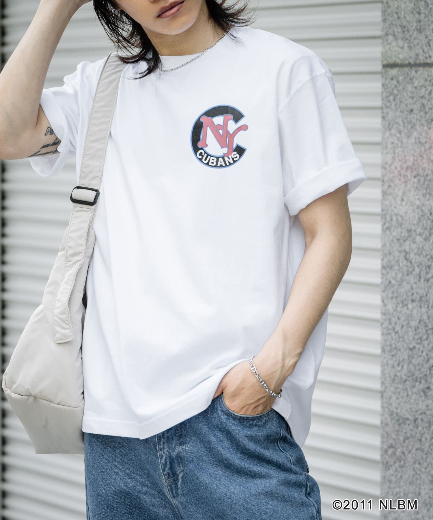 SENSE OF PLACE by URBAN RESEARCH「Negro Leagues　プリントTシャツ N」|Tシャツ・カットソー|