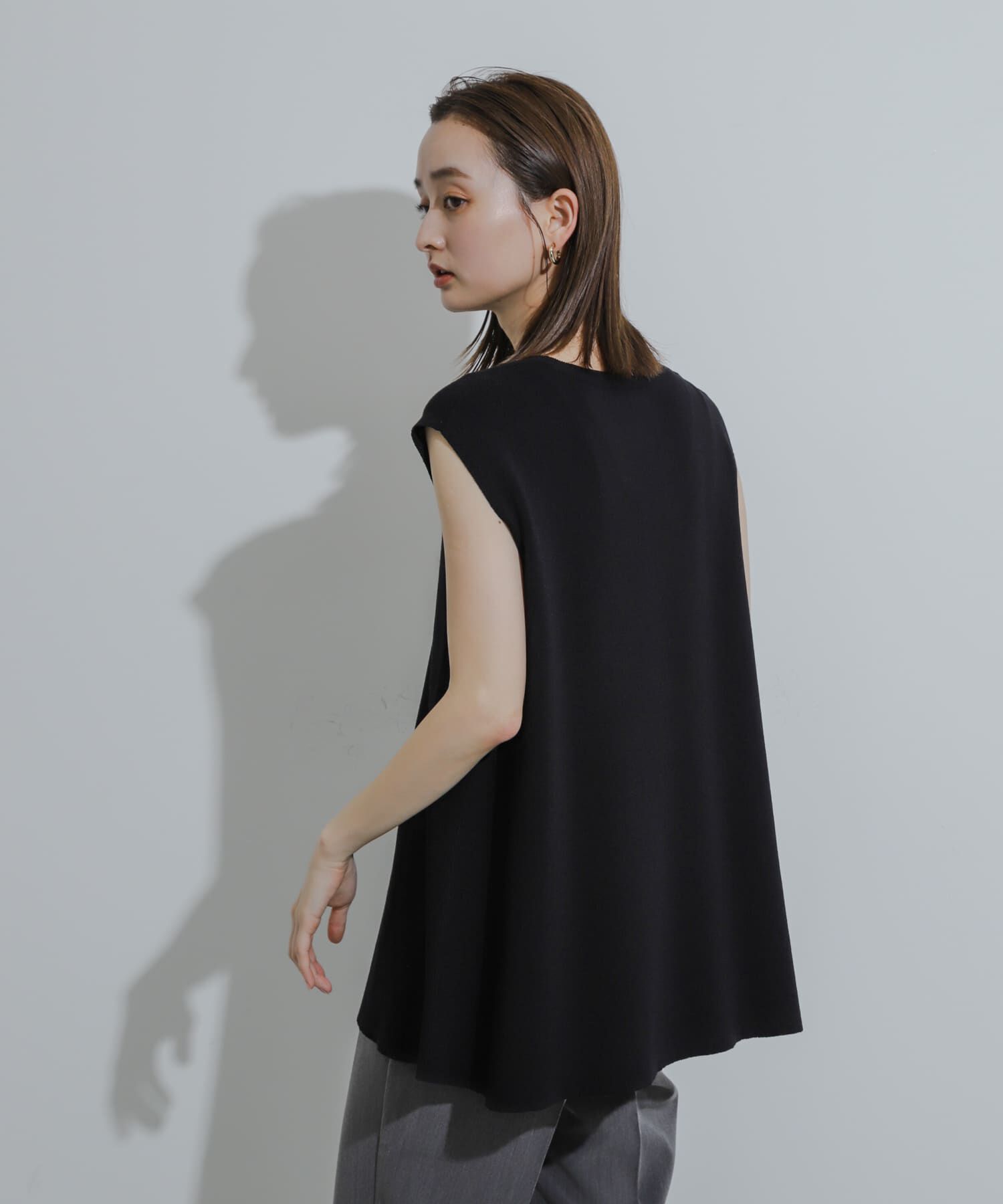 SENSE OF PLACE by URBAN RESEARCH「フレンチスリーブフレアチュニックセーター」|ニット・セーター|