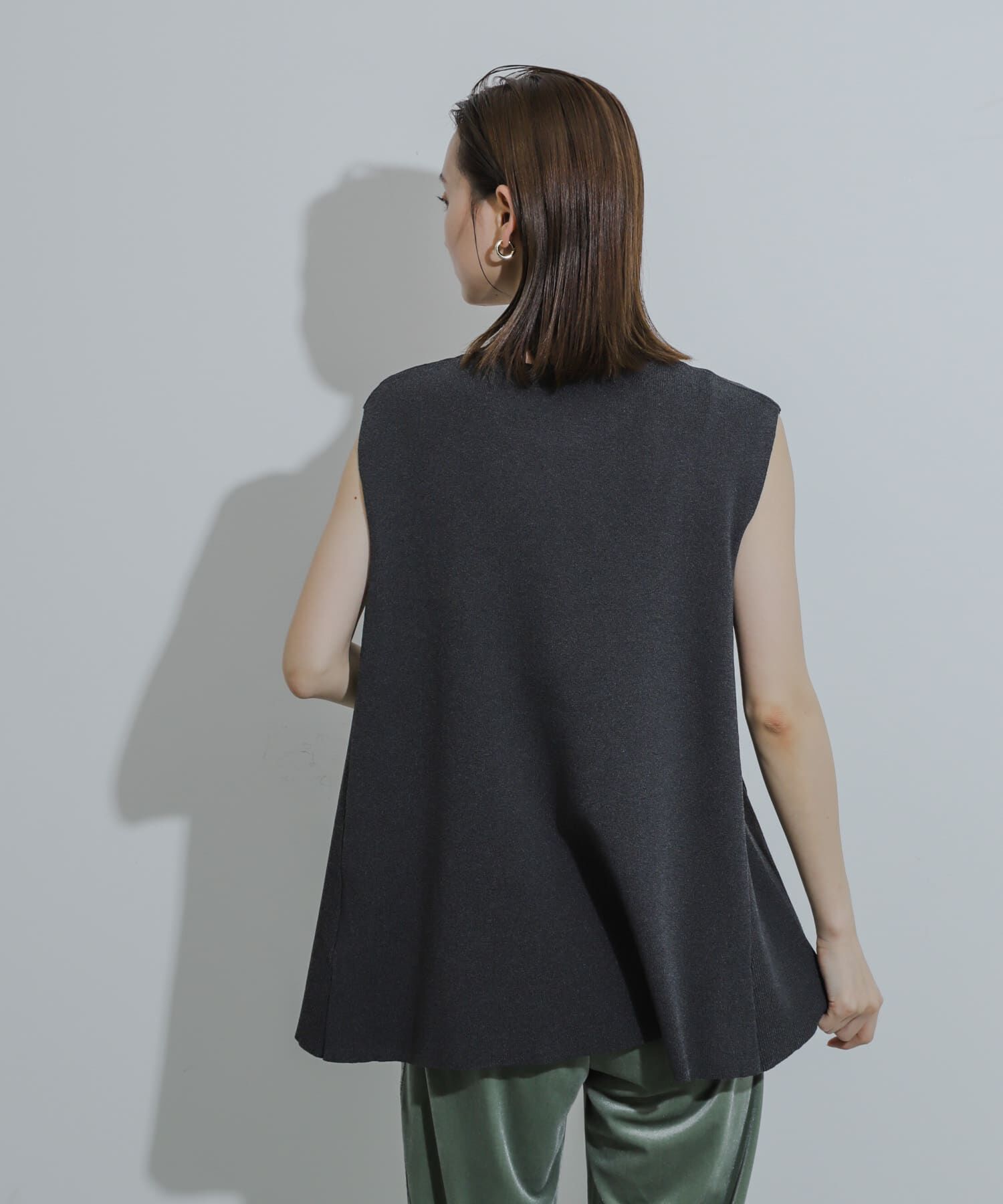 SENSE OF PLACE by URBAN RESEARCH「フレンチスリーブフレアチュニックセーター」|ニット・セーター|