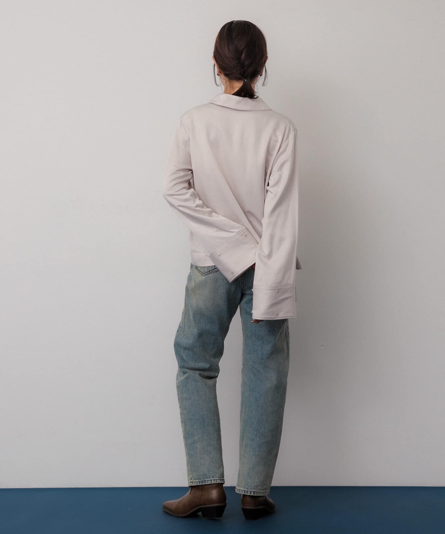 SENSE OF PLACE by URBAN RESEARCH「サテンリボンディテールブラウス」|シャツ・ブラウス|