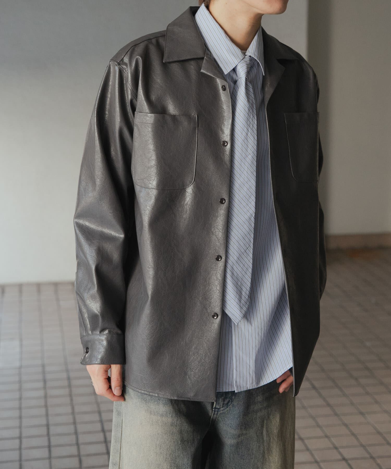 SENSE OF PLACE by URBAN RESEARCH「FLオープンカラールーズシャツ」|シャツ・ブラウス|