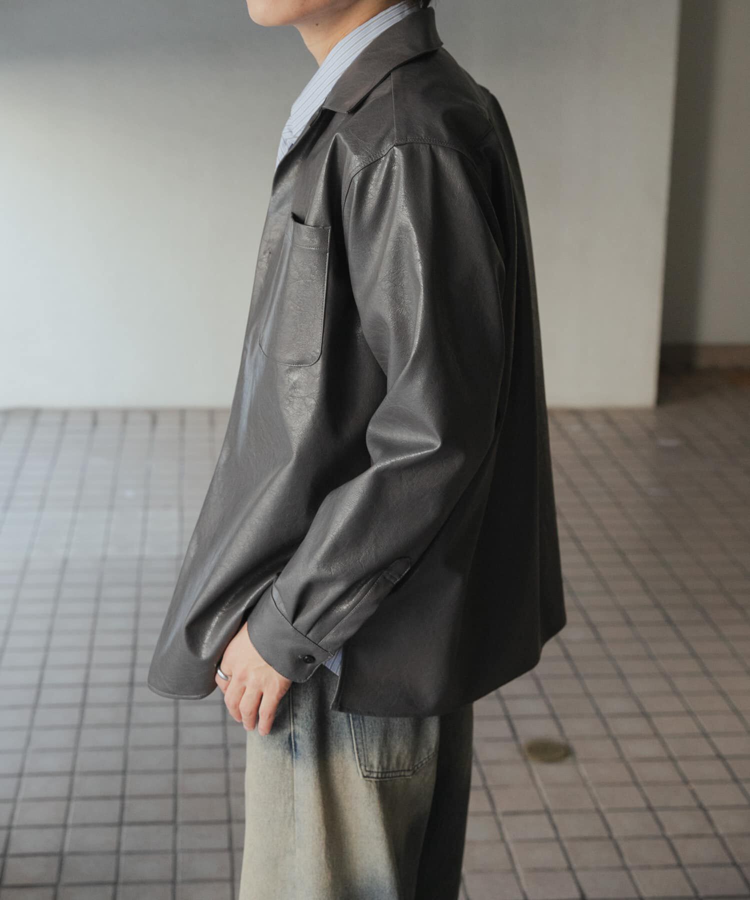 SENSE OF PLACE by URBAN RESEARCH「FLオープンカラールーズシャツ」|シャツ・ブラウス|