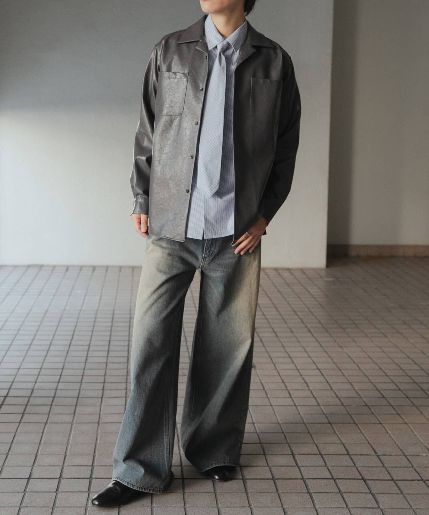 SENSE OF PLACE by URBAN RESEARCH「FLオープンカラールーズシャツ」|シャツ・ブラウス|