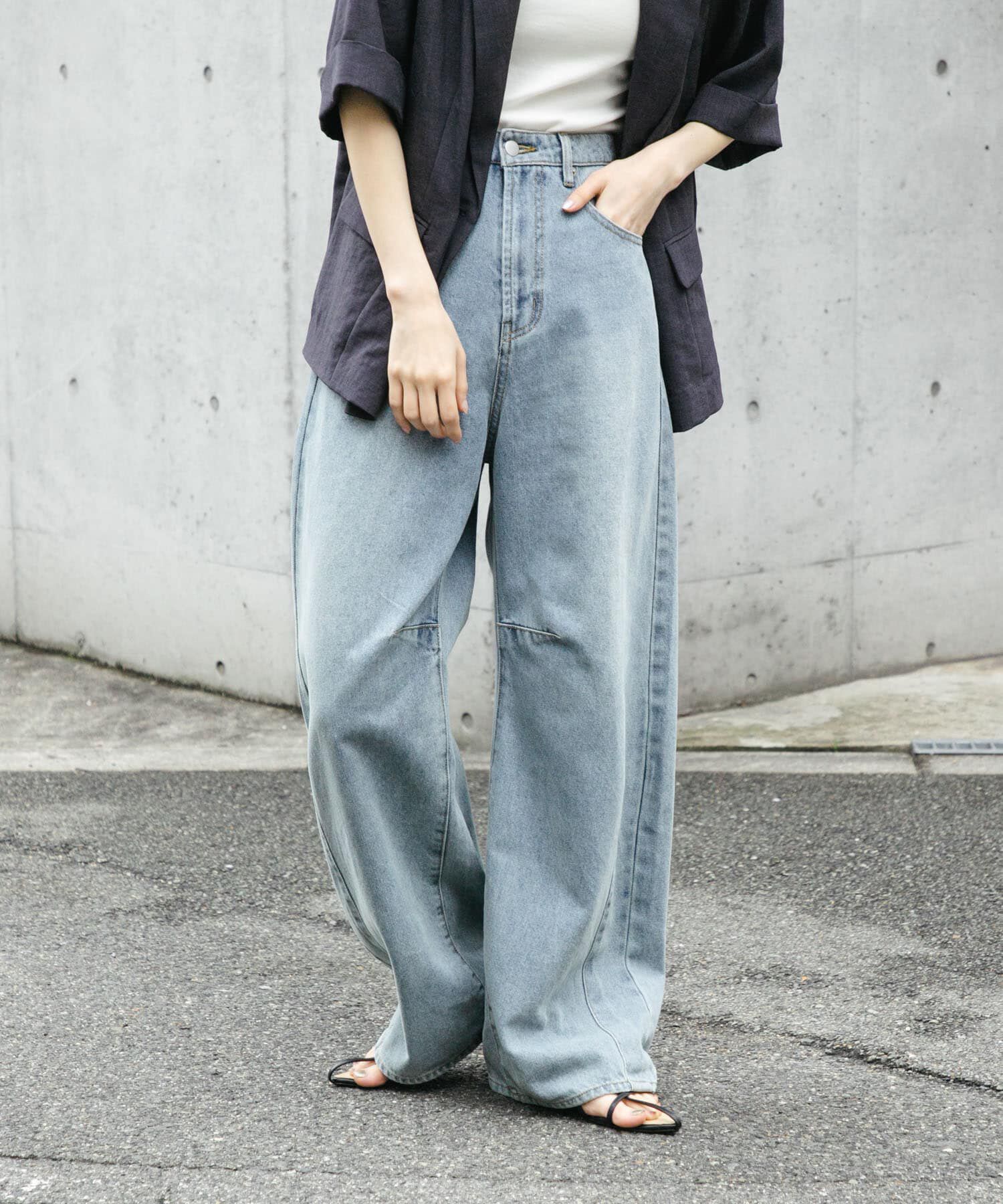 SENSE OF PLACE by URBAN RESEARCH「カーブデニム」|デニム|