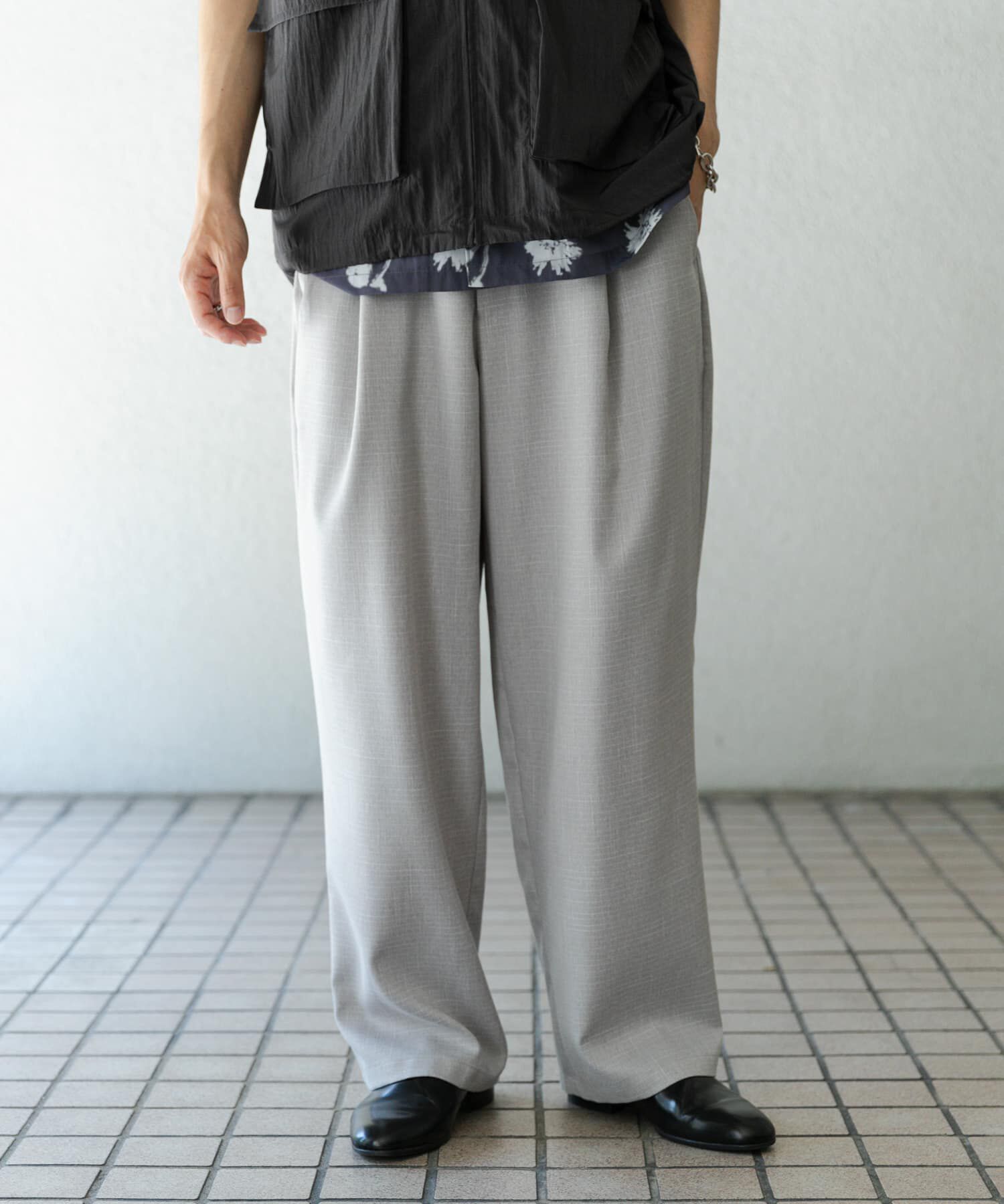 SENSE OF PLACE by URBAN RESEARCH「メランジタックワイドパンツ」|その他|