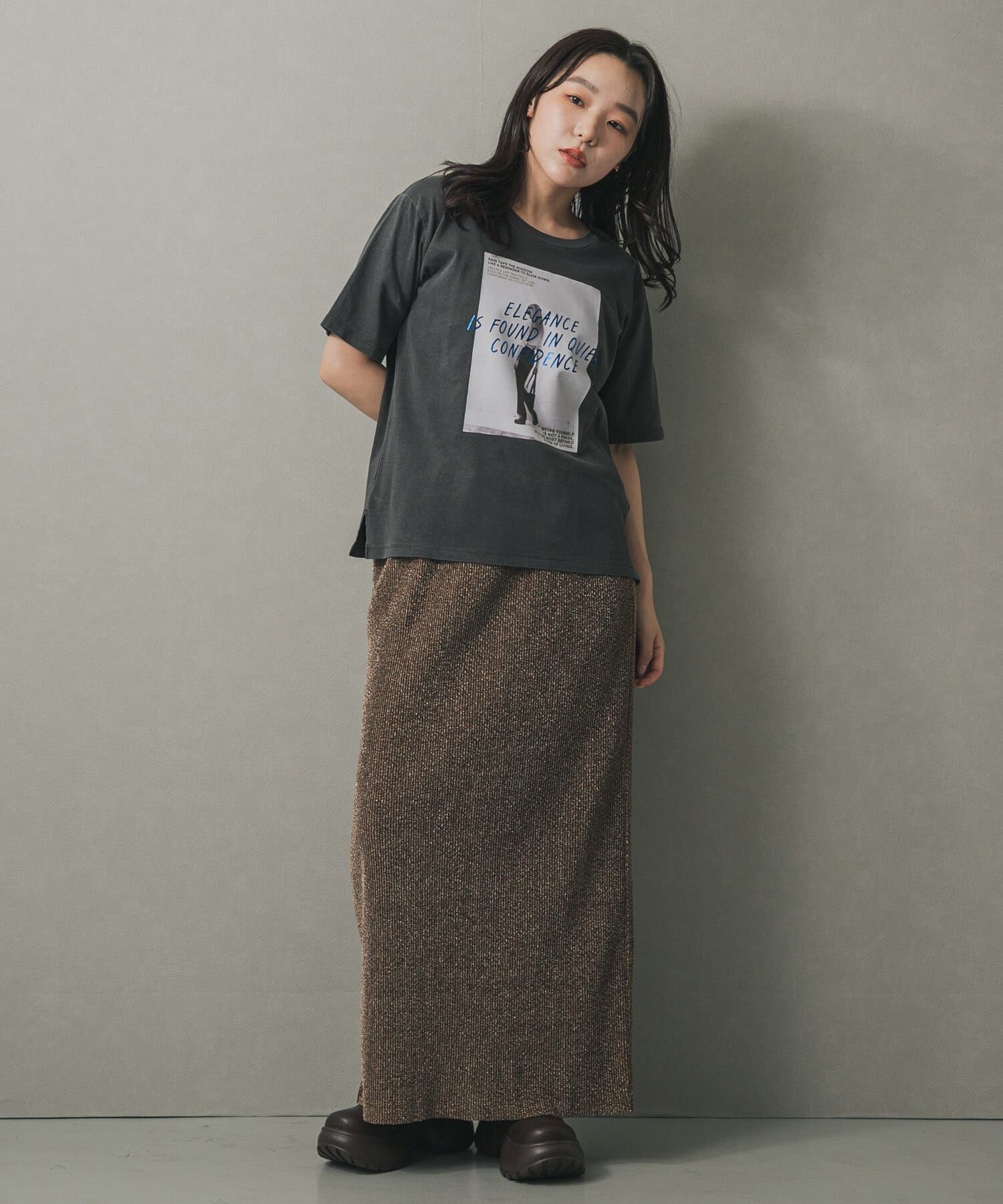 SENSE OF PLACE by URBAN RESEARCH「カットオフラメプリーツスカート」|スカート|