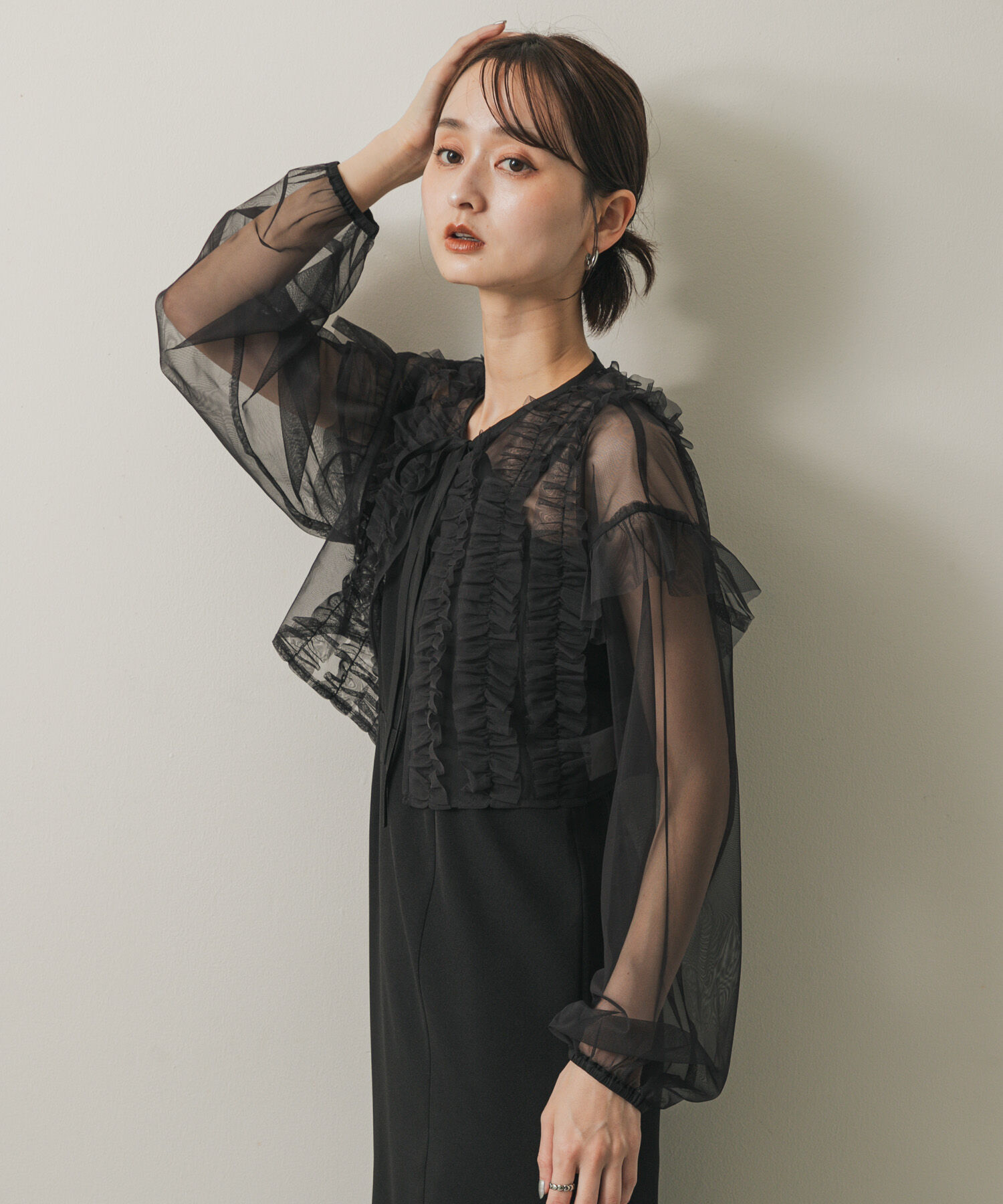 SENSE OF PLACE by URBAN RESEARCH「2Pチュールボレロセットキャミワンピース」|ワンピース|