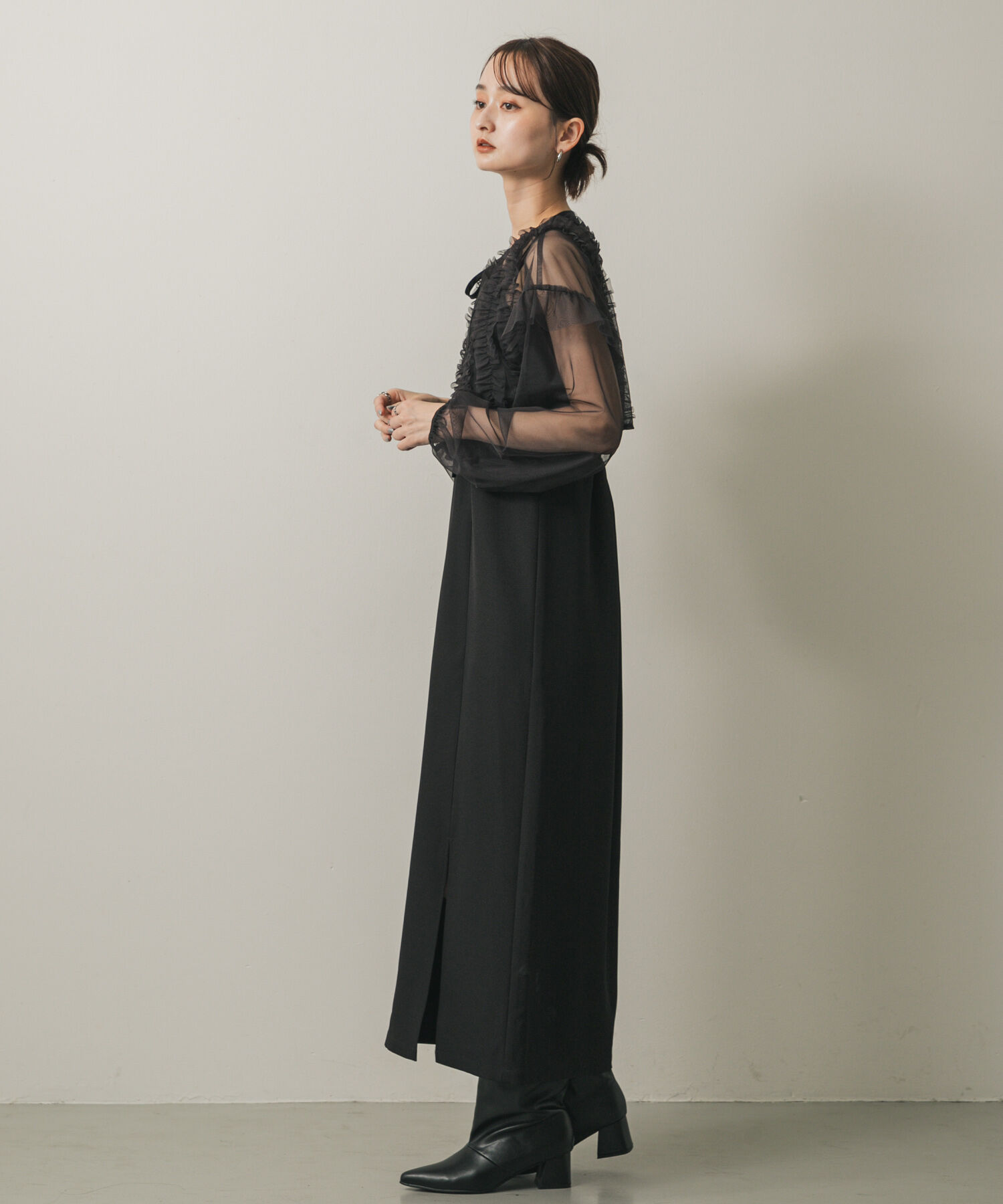 SENSE OF PLACE by URBAN RESEARCH「2Pチュールボレロセットキャミワンピース」|ワンピース|