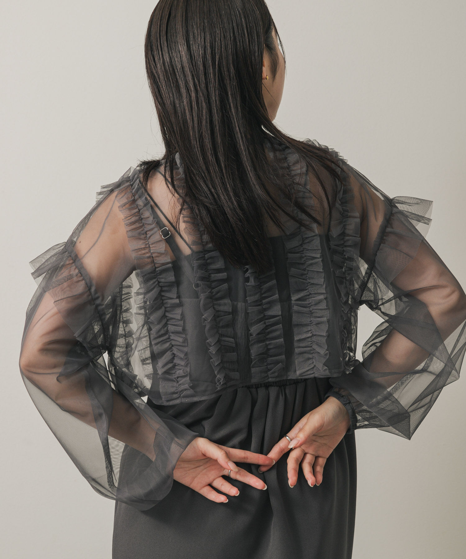 SENSE OF PLACE by URBAN RESEARCH「2Pチュールボレロセットキャミワンピース」|ワンピース|