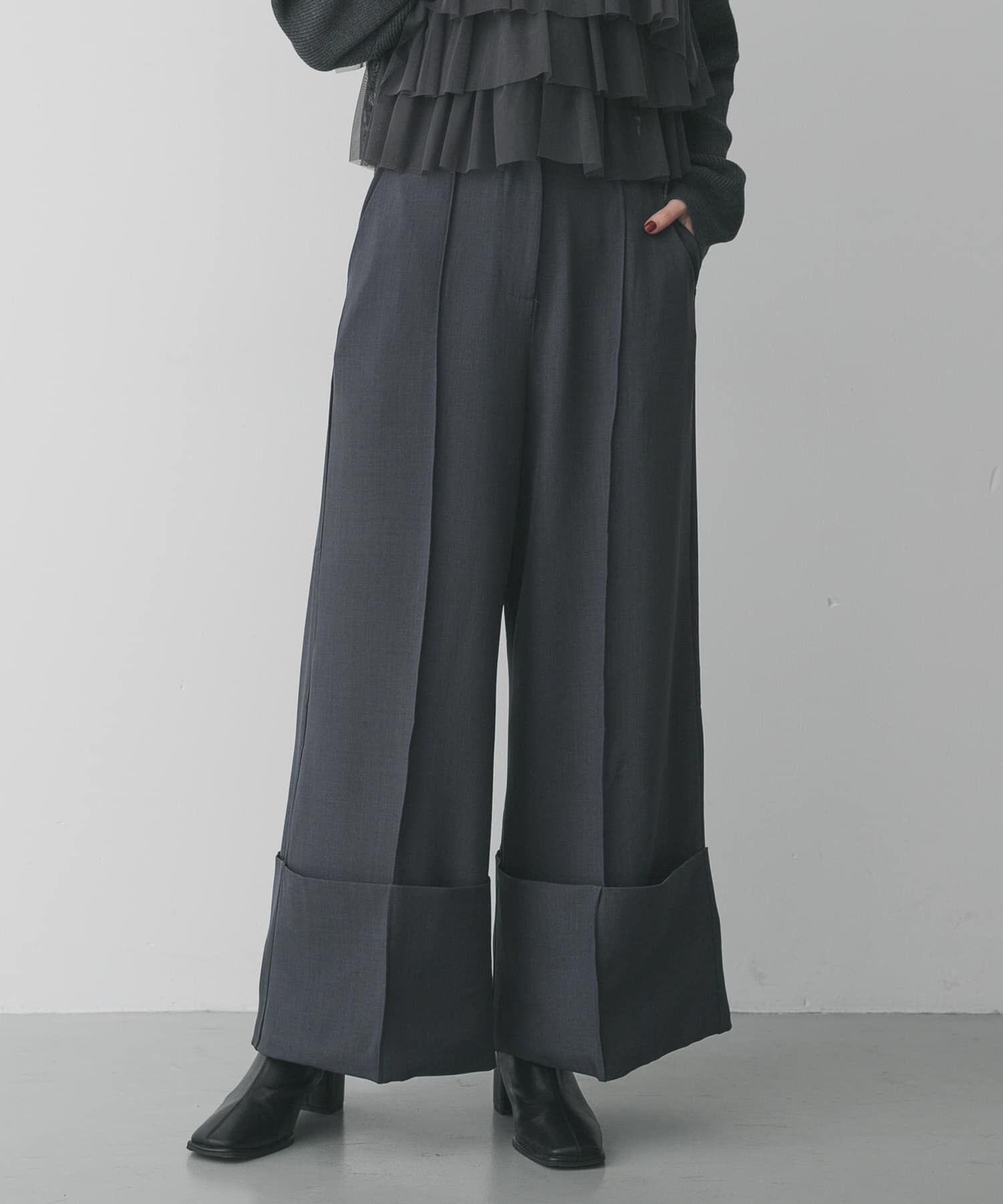 SENSE OF PLACE by URBAN RESEARCH「ワイドターンバックパンツ」|その他|