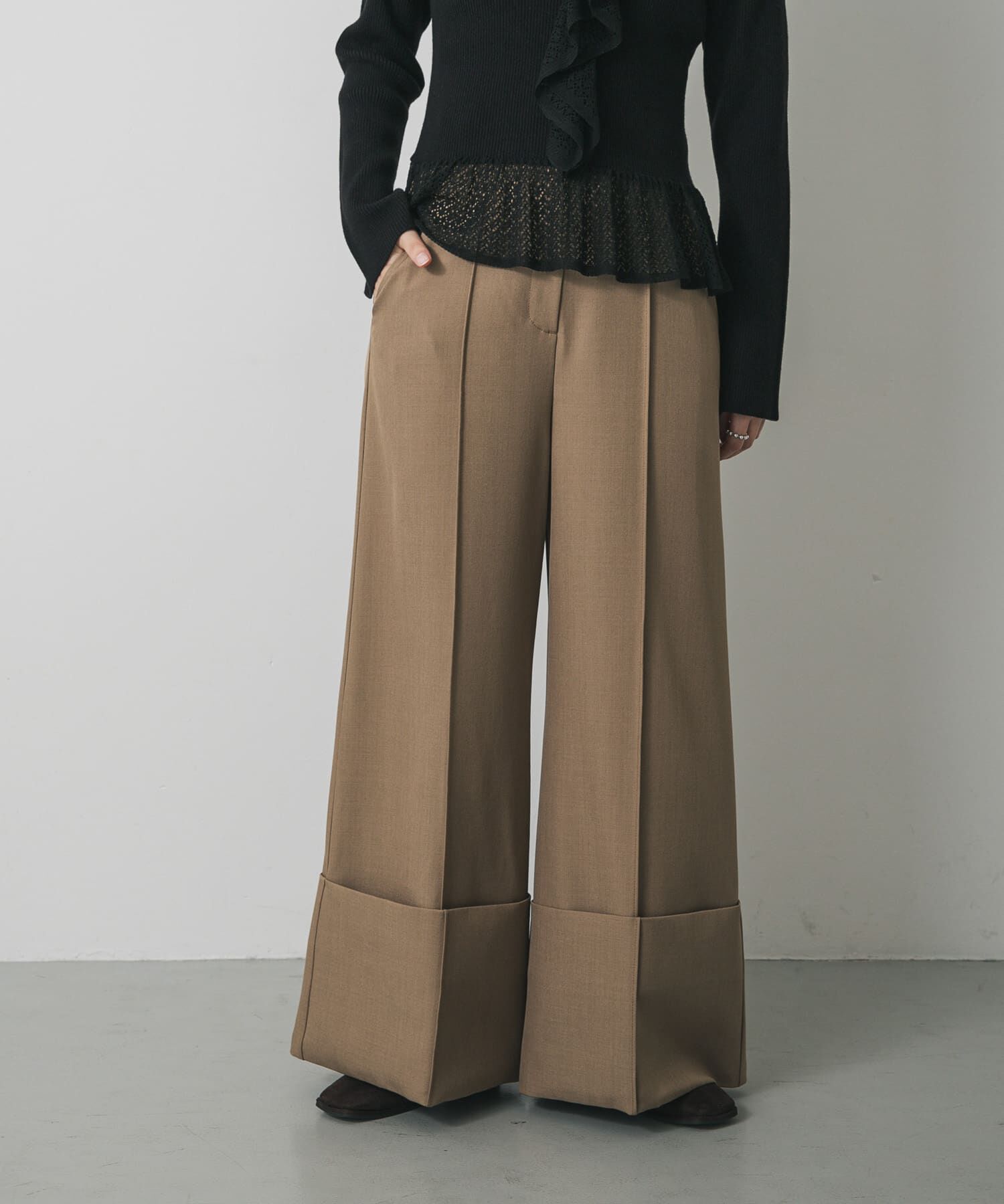 SENSE OF PLACE by URBAN RESEARCH「ワイドターンバックパンツ」|その他|