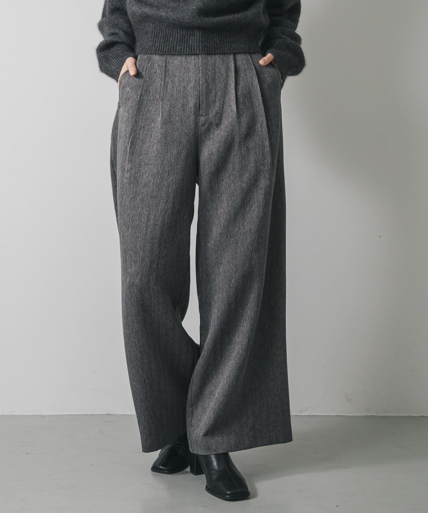 SENSE OF PLACE by URBAN RESEARCH「ヘリンボーンタックパンツ」|その他|