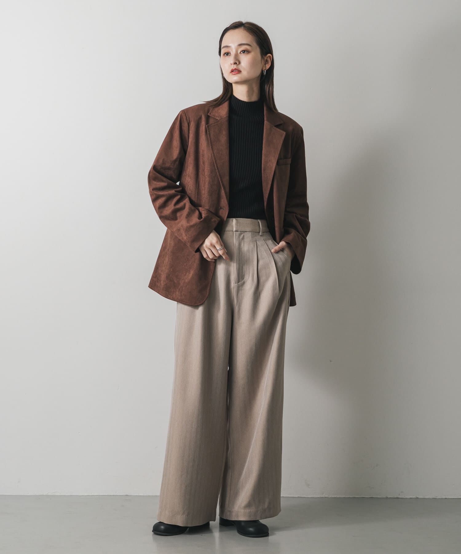 SENSE OF PLACE by URBAN RESEARCH「ヘリンボーンタックパンツ」|その他|