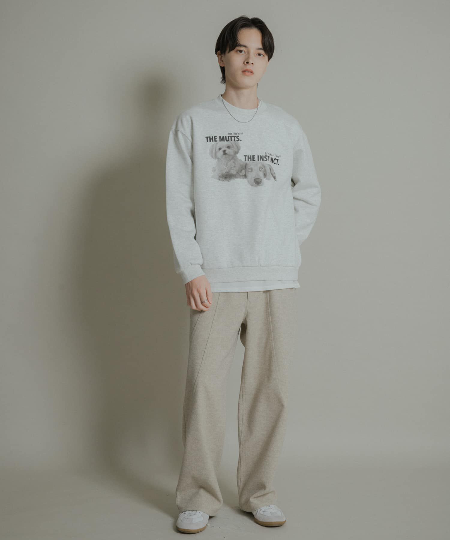 SENSE OF PLACE by URBAN RESEARCH「Dog graphic crew-neck Sweat」|スウェット・ジャージ|