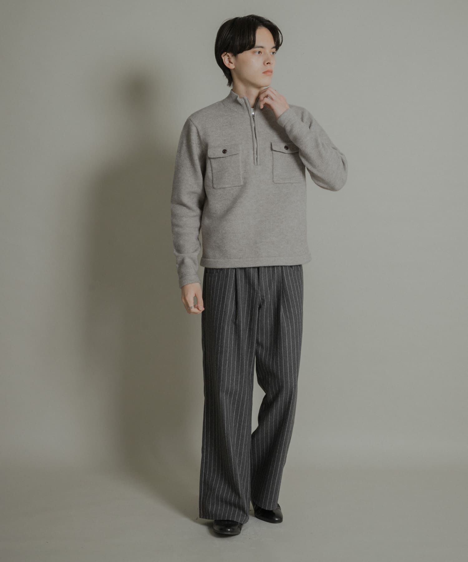 SENSE OF PLACE by URBAN RESEARCH「ウールブレンドカーブポケットストレートパンツ」|その他|