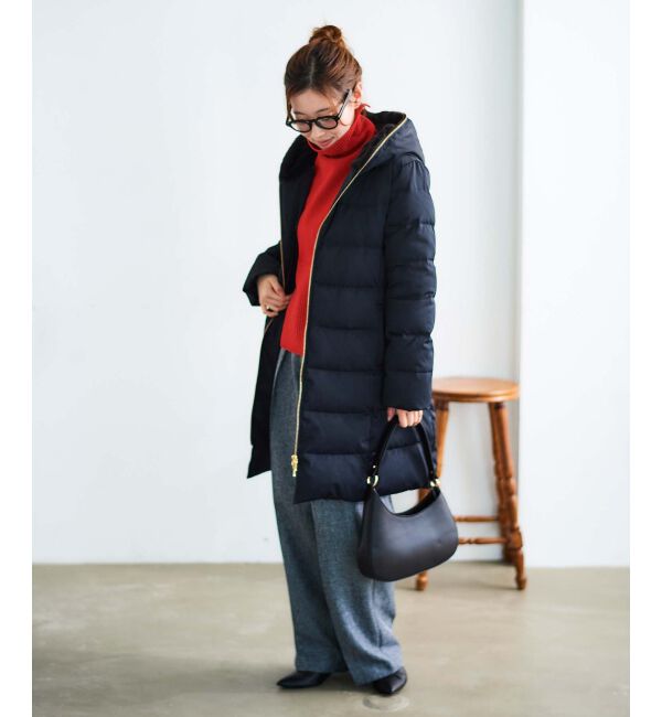 le.coeur blanc「ヘリンボーンタックワイドパンツ」|その他|