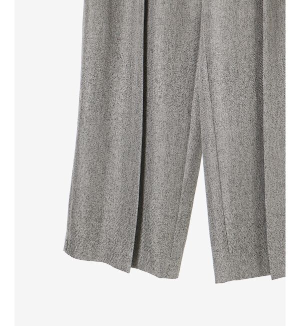 le.coeur blanc「ヘリンボーンタックワイドパンツ」|その他|