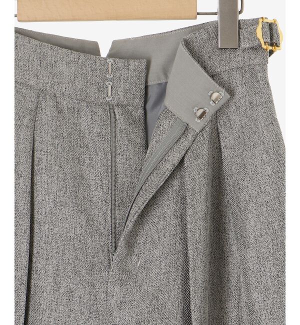 le.coeur blanc「ヘリンボーンタックワイドパンツ」|その他|