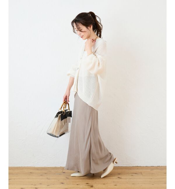  「《手洗い可能》キュプラフィブリルナロースカート」|スカート|